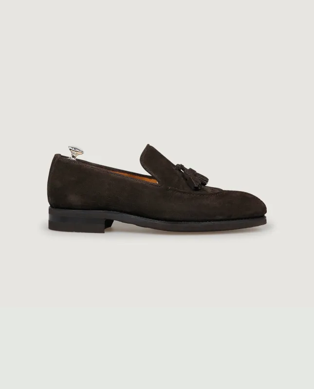 Magnifico Suede Tassel Loafers - Bruin sold by Pauw Amsterdam