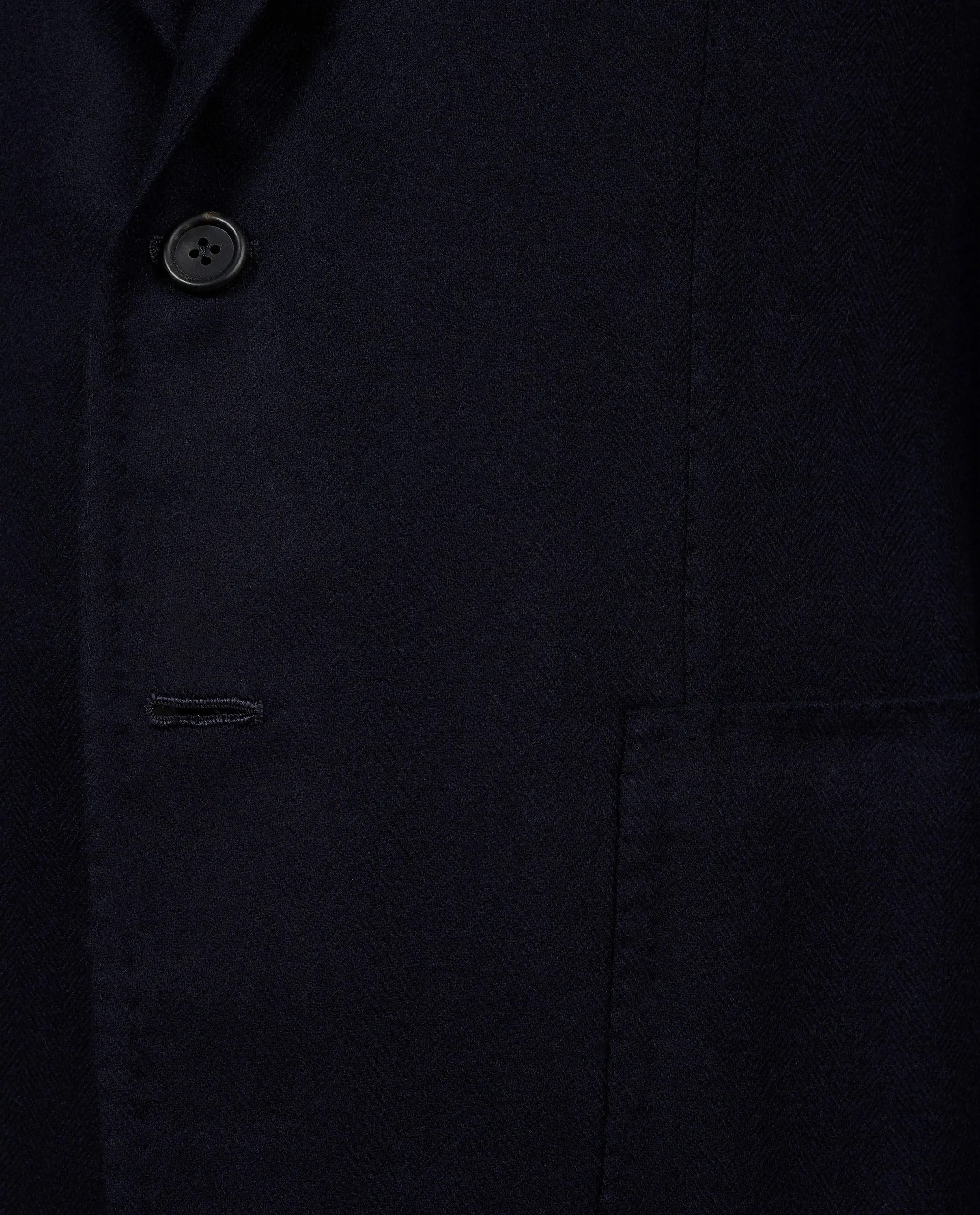 Wol Cashmere Visgraat Jasje - Donkerblauw sold by Pauw Amsterdam product image thumbnail 2