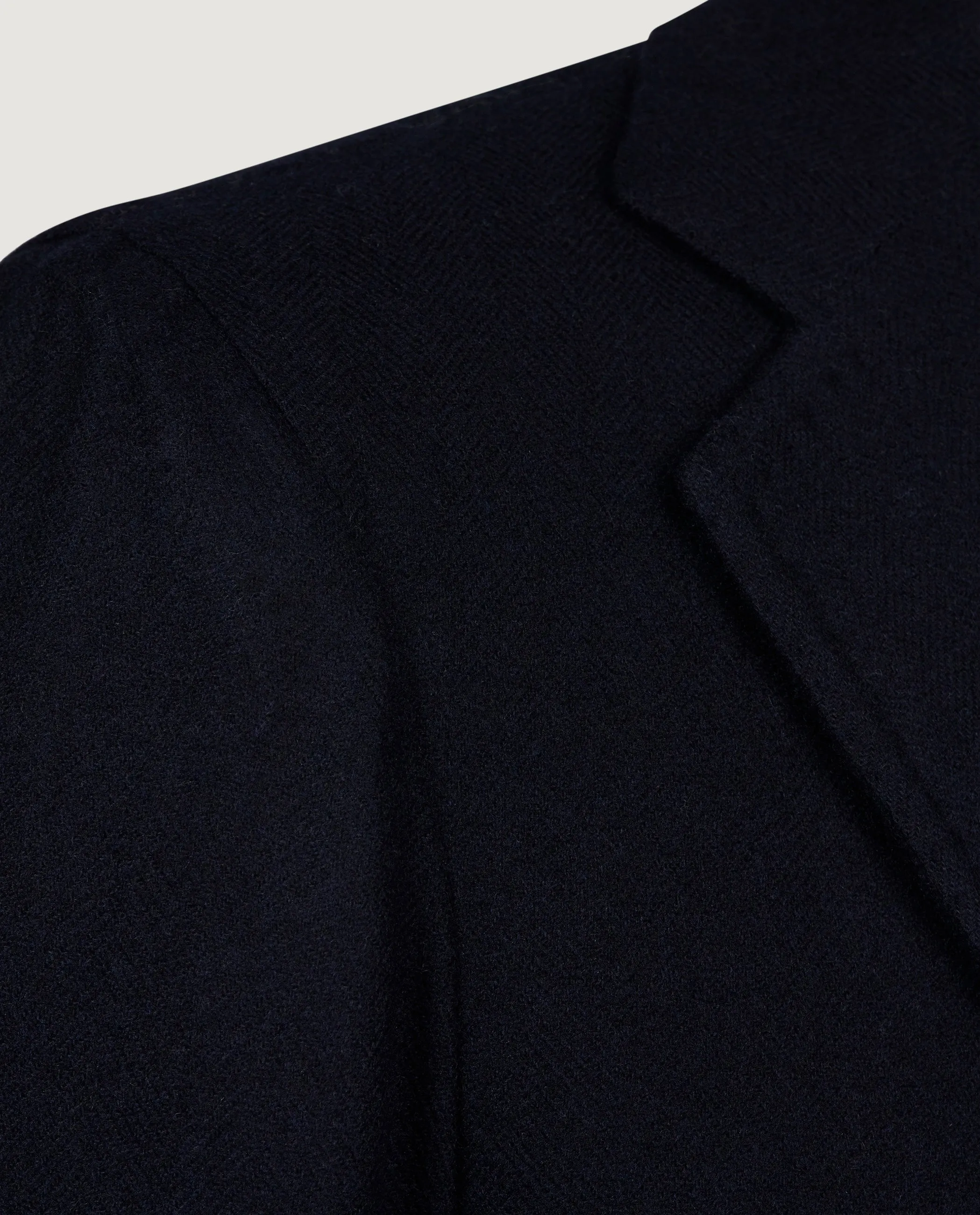 Wol Cashmere Visgraat Jasje - Donkerblauw sold by Pauw Amsterdam product image thumbnail 4