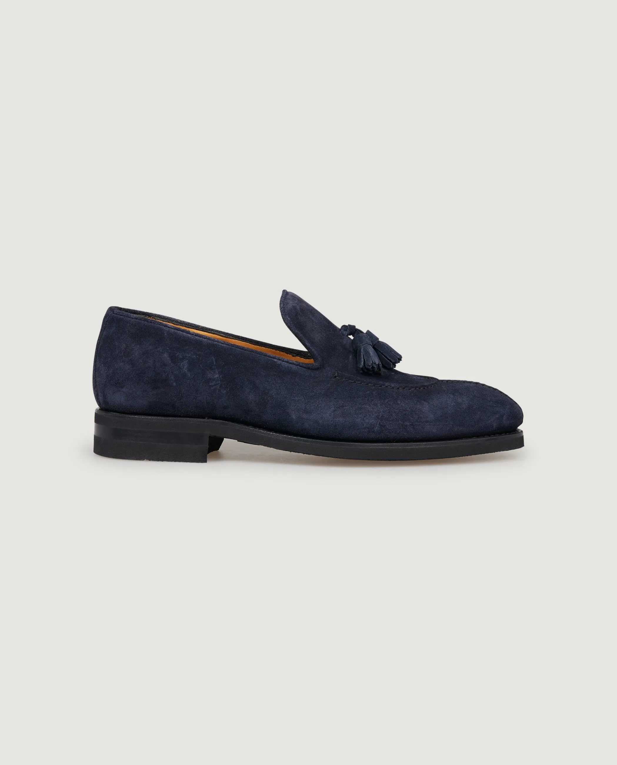 Magnifico Suede Tassel Loafers - Donkerblauw sold by Pauw Amsterdam