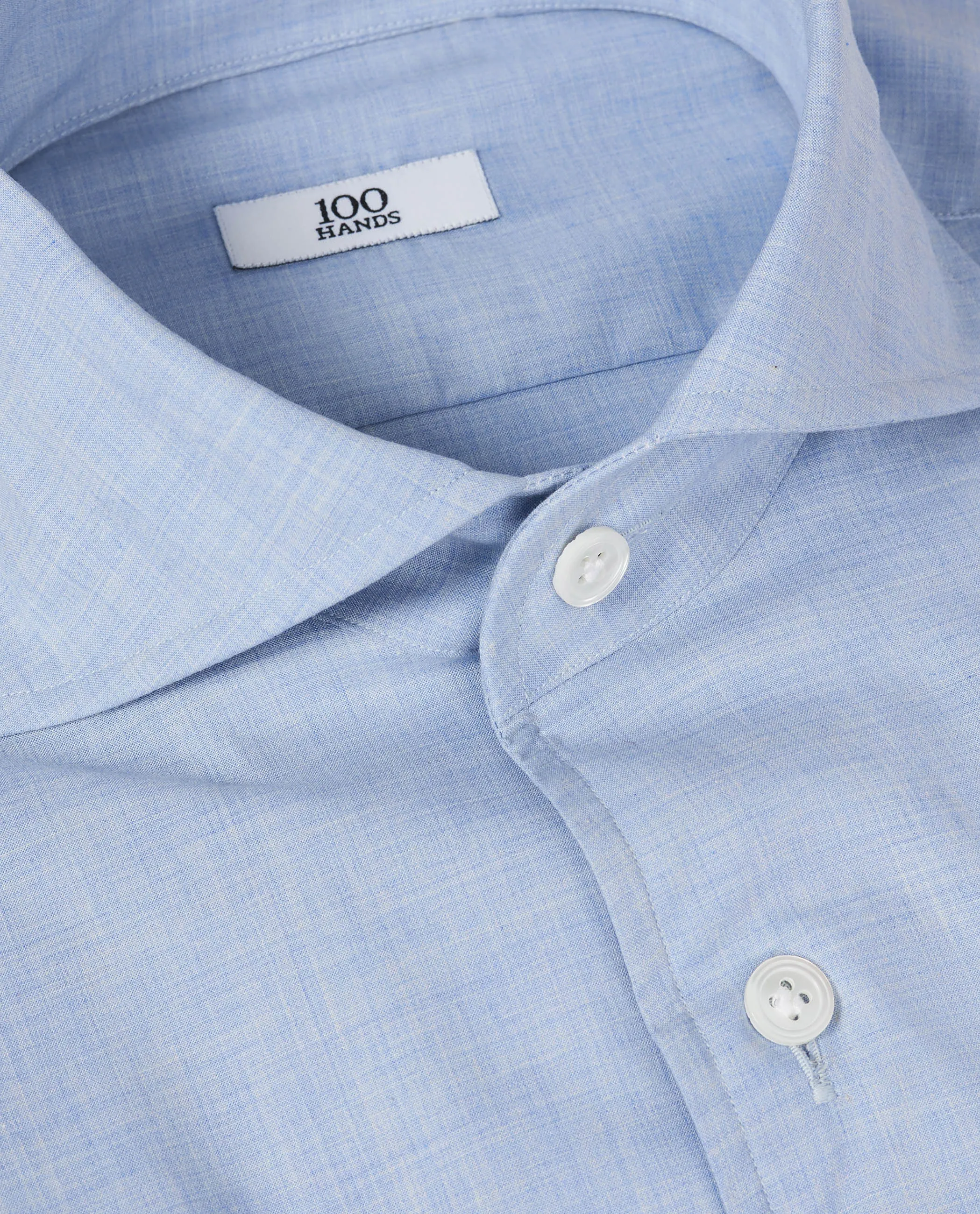 Katoenen Multitone Shirt - Lichtblauw sold by Pauw Amsterdam product image thumbnail 2