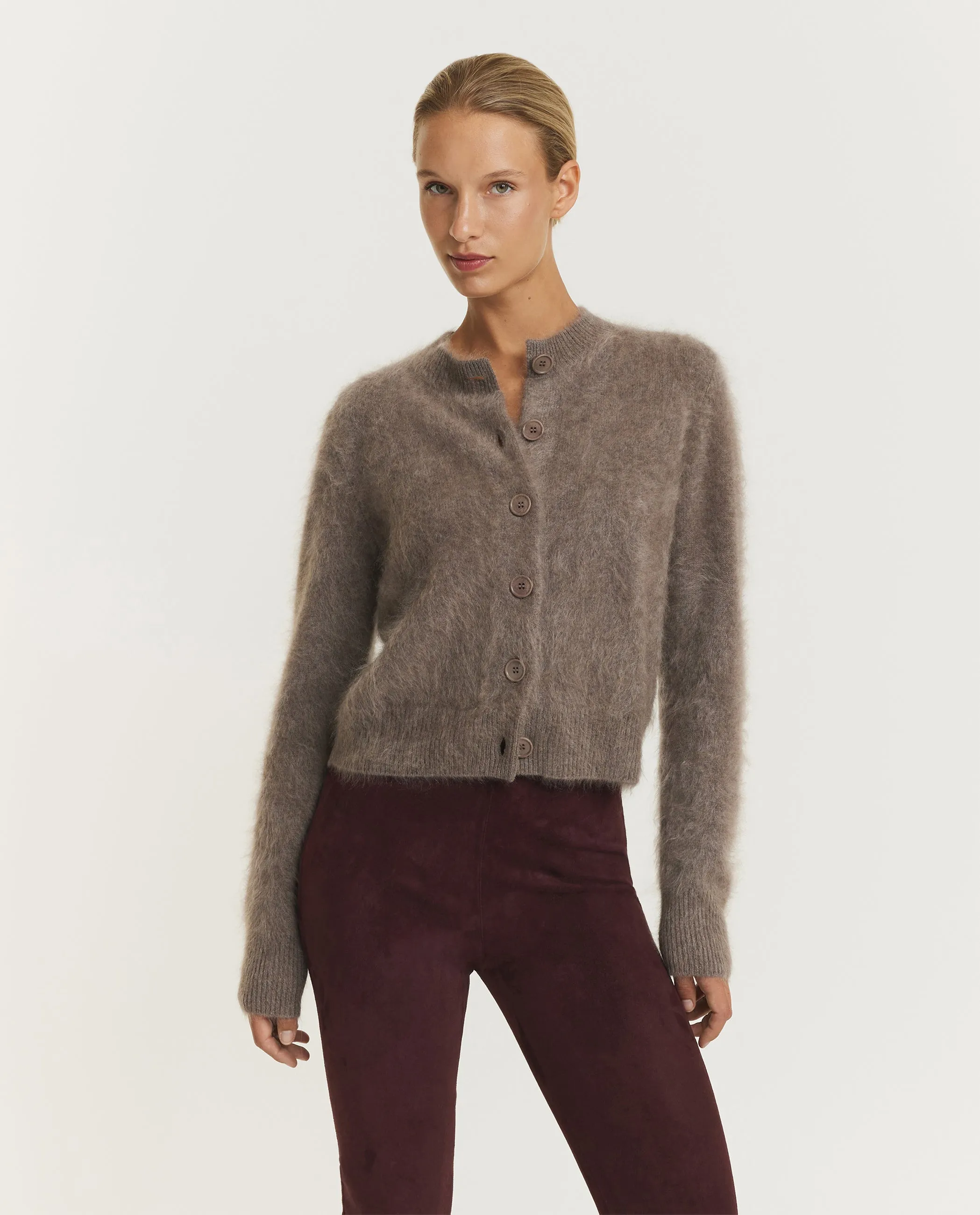 Azalea Cashmere Cardigan - Bruin sold by Pauw Amsterdam