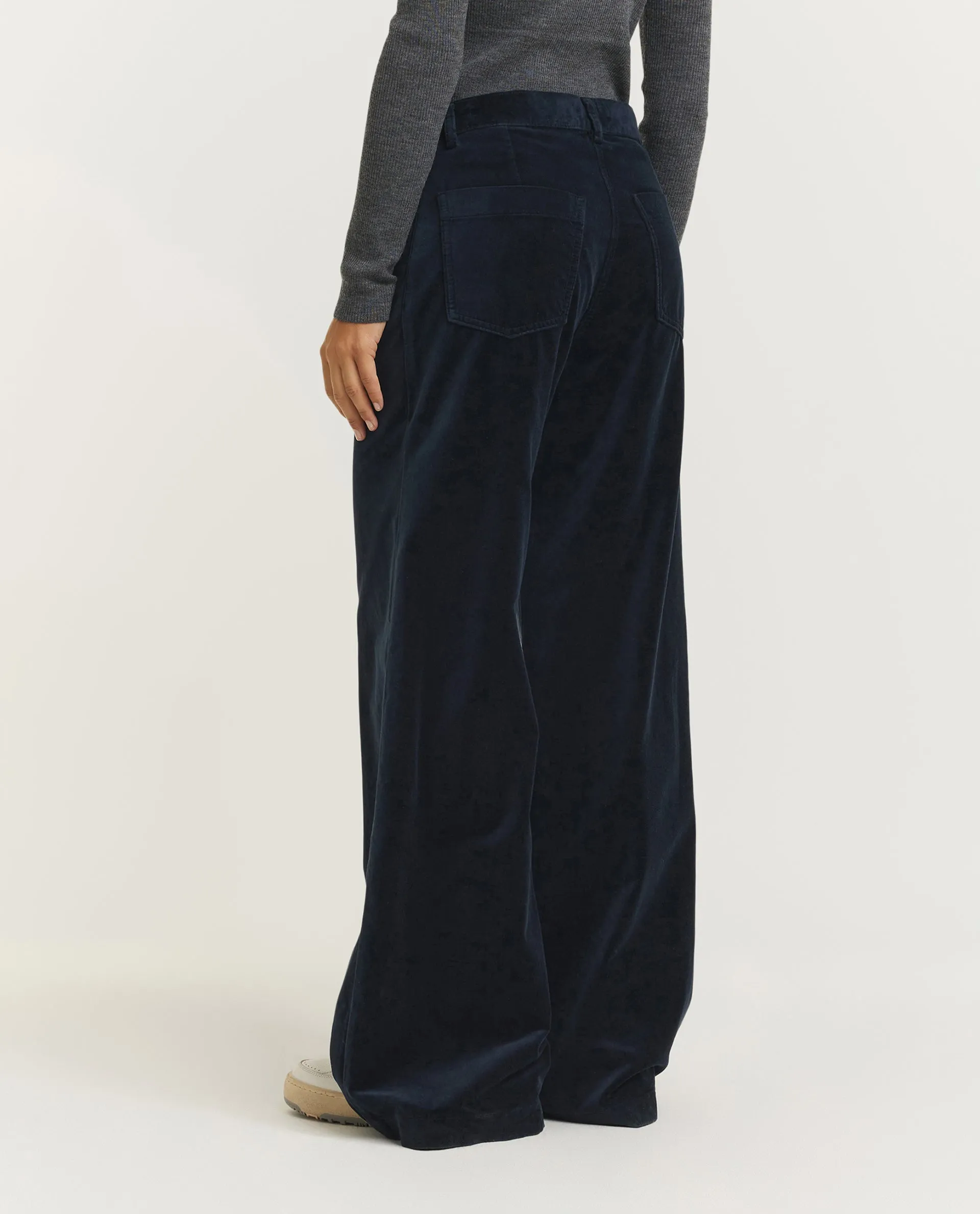 Fluwelen Broek - Donkerblauw sold by Pauw Amsterdam product image thumbnail 3