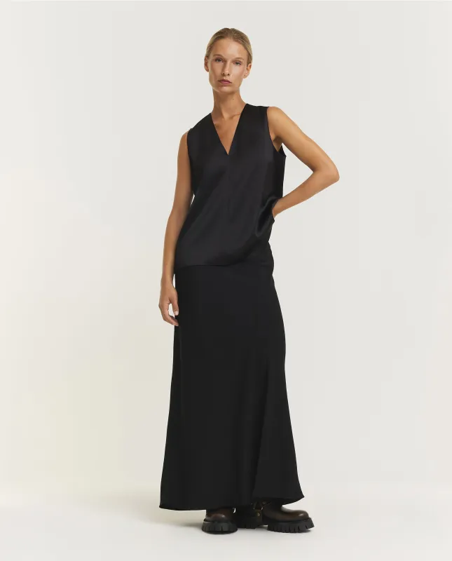 Lange Vloeiende Rok - Zwart sold by Pauw Amsterdam