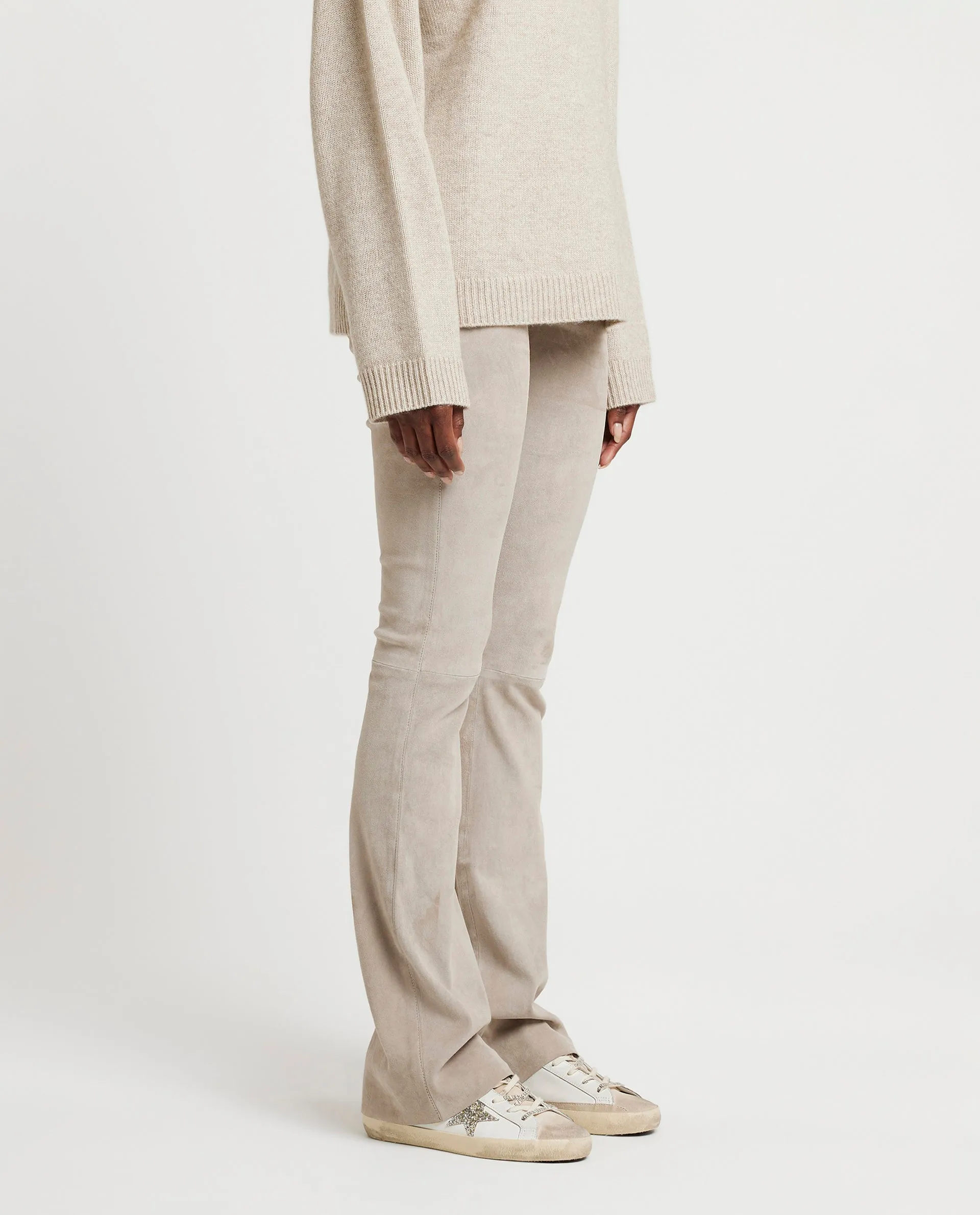 Suède Flare Broek - Grijs sold by Pauw Amsterdam product image thumbnail 4