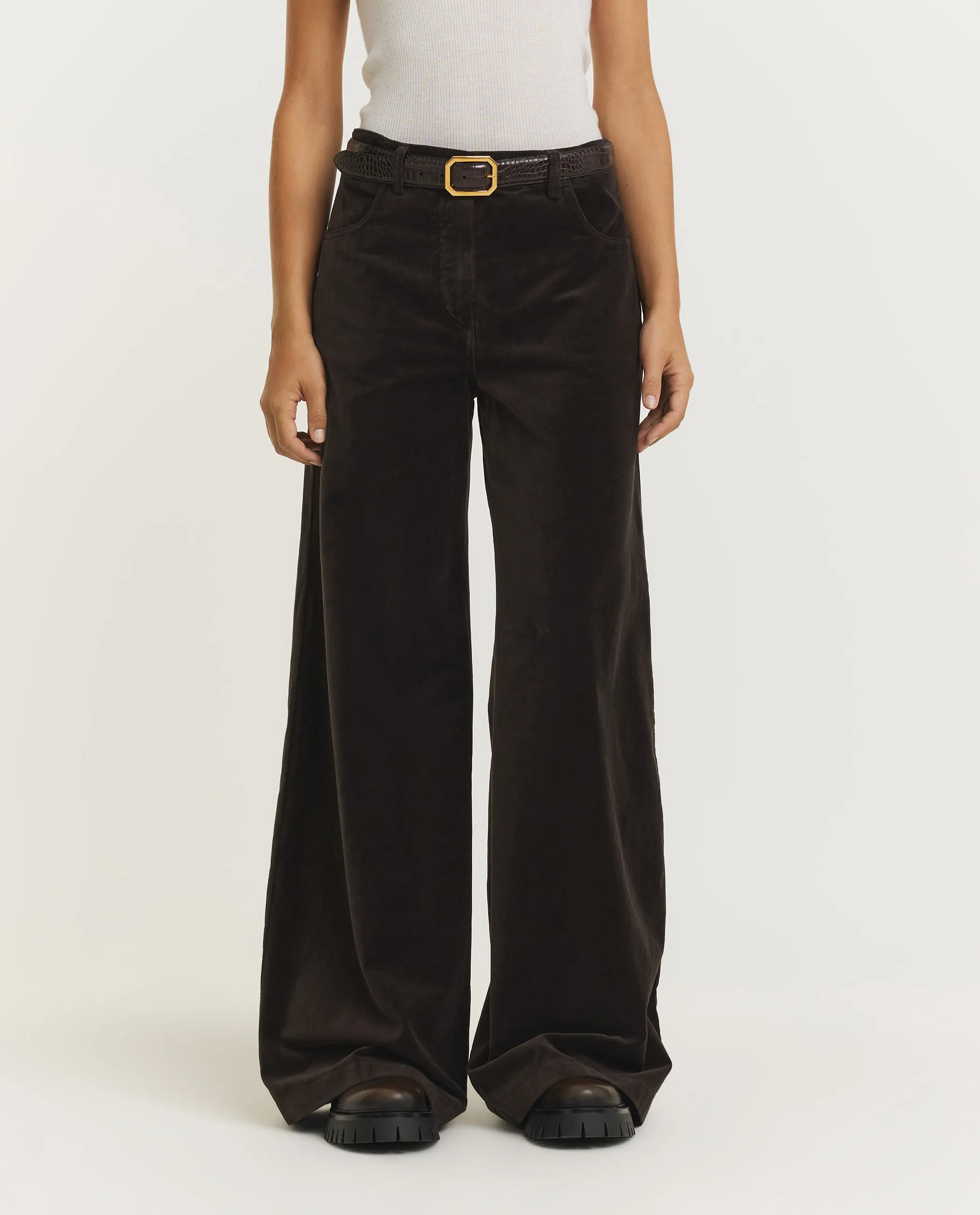 Fluwelen Broek - Bruin sold by Pauw Amsterdam product image thumbnail 2