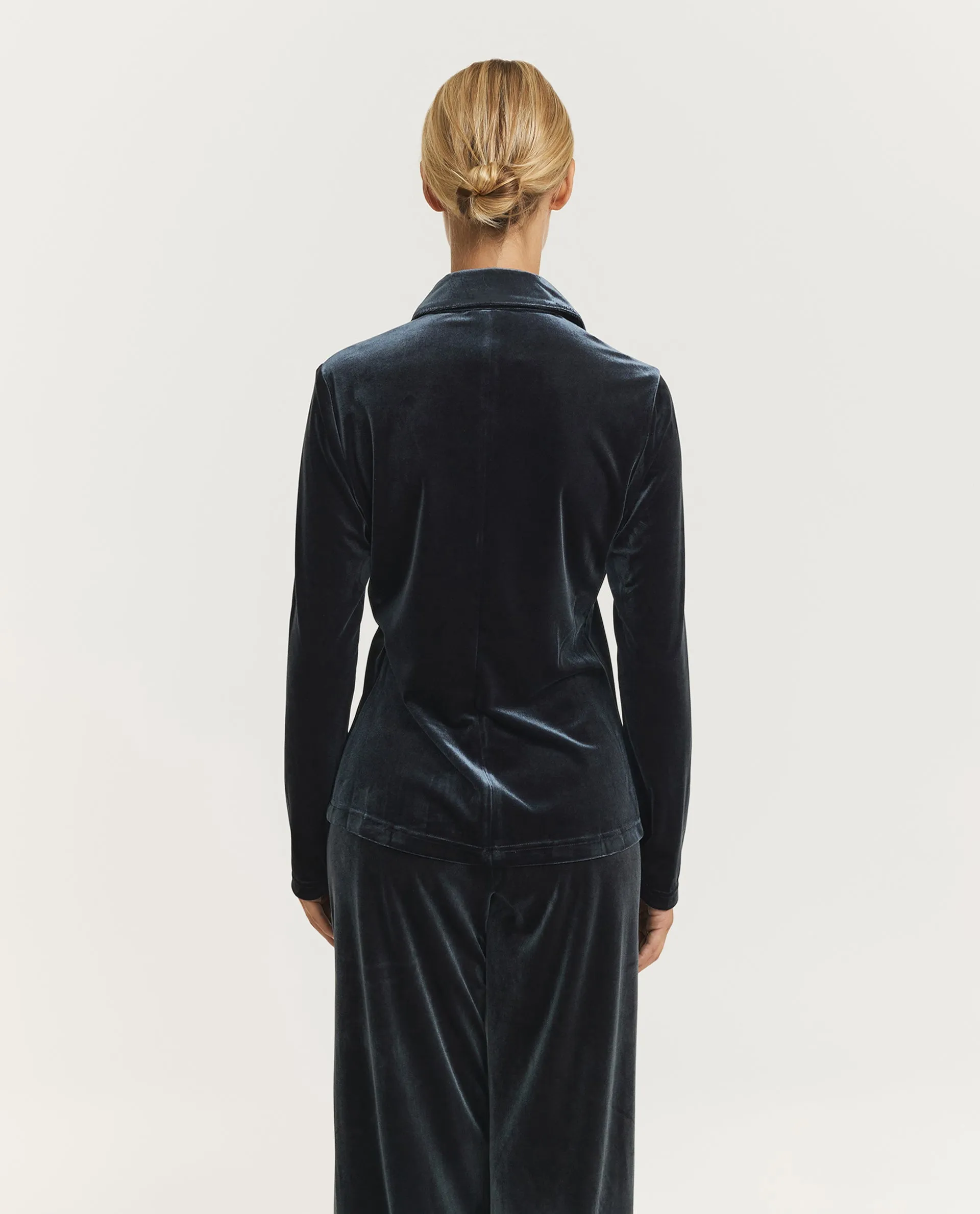 Fluwelen Blouse - Grijs sold by Pauw Amsterdam product image thumbnail 5