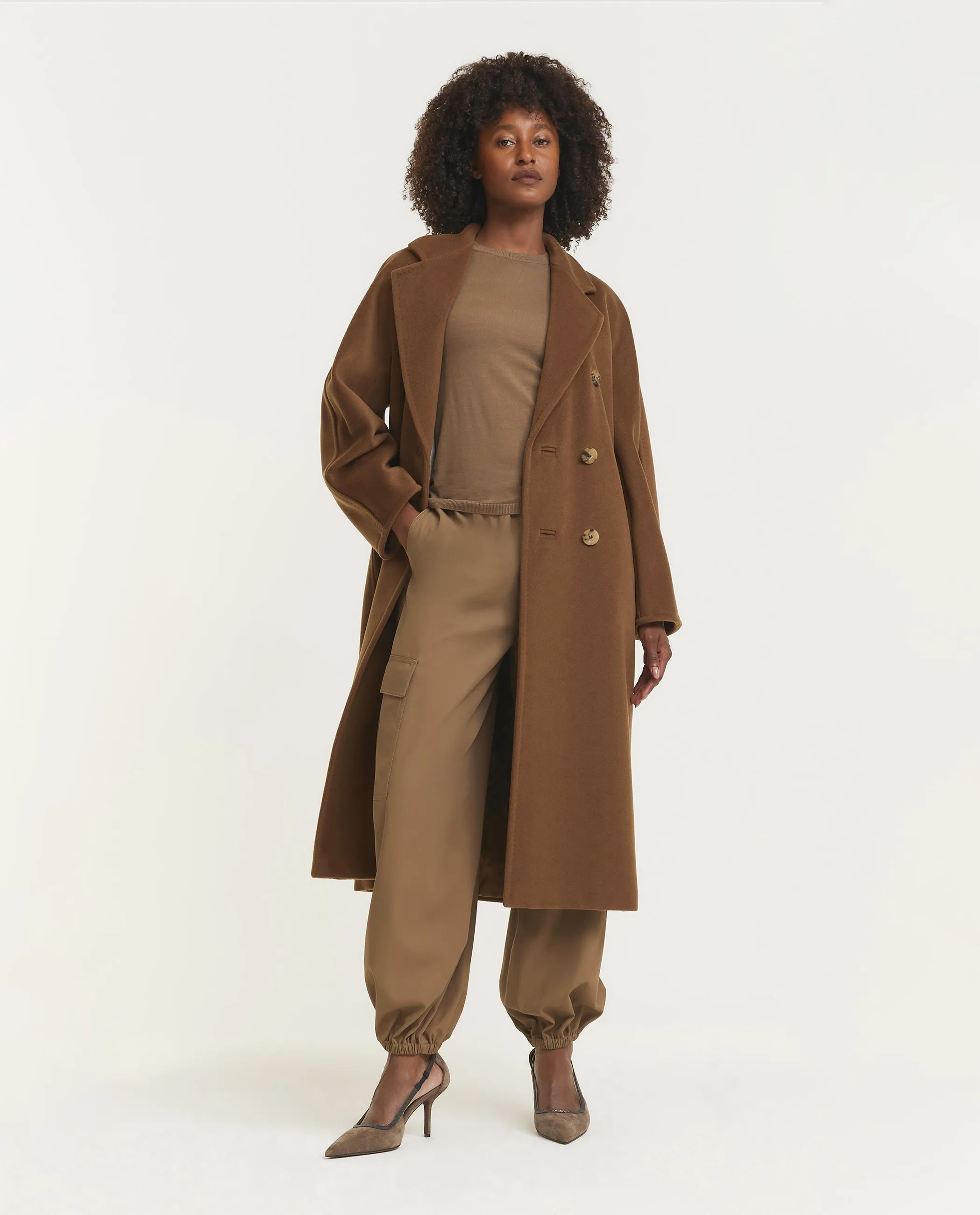 Madame Camel Coat - Bruin sold by Pauw Amsterdam