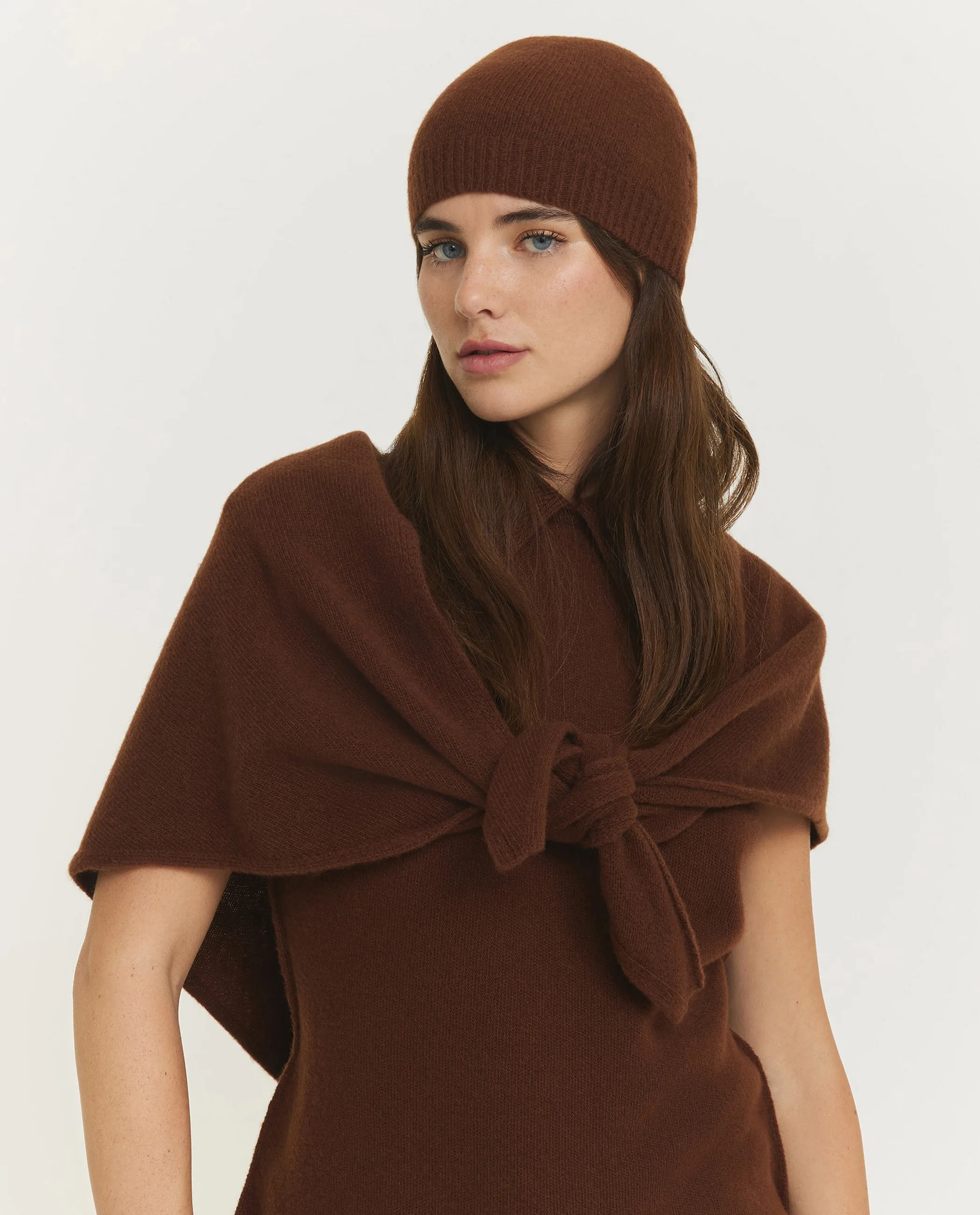 Wollen Mallo Muts - Bruin sold by Pauw Amsterdam product image thumbnail 2