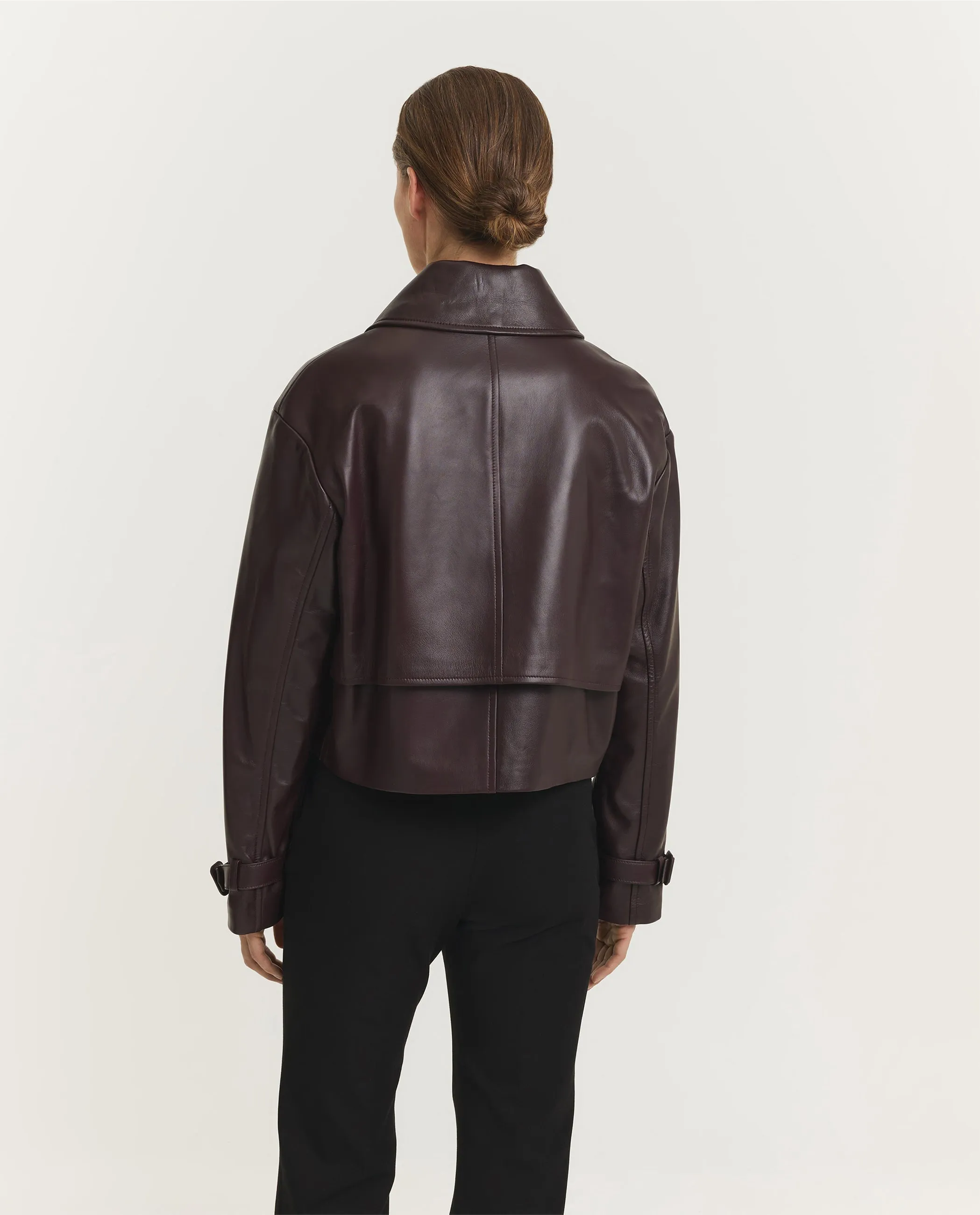 Blaise Leren Jack - Paars sold by Pauw Amsterdam product image thumbnail 5