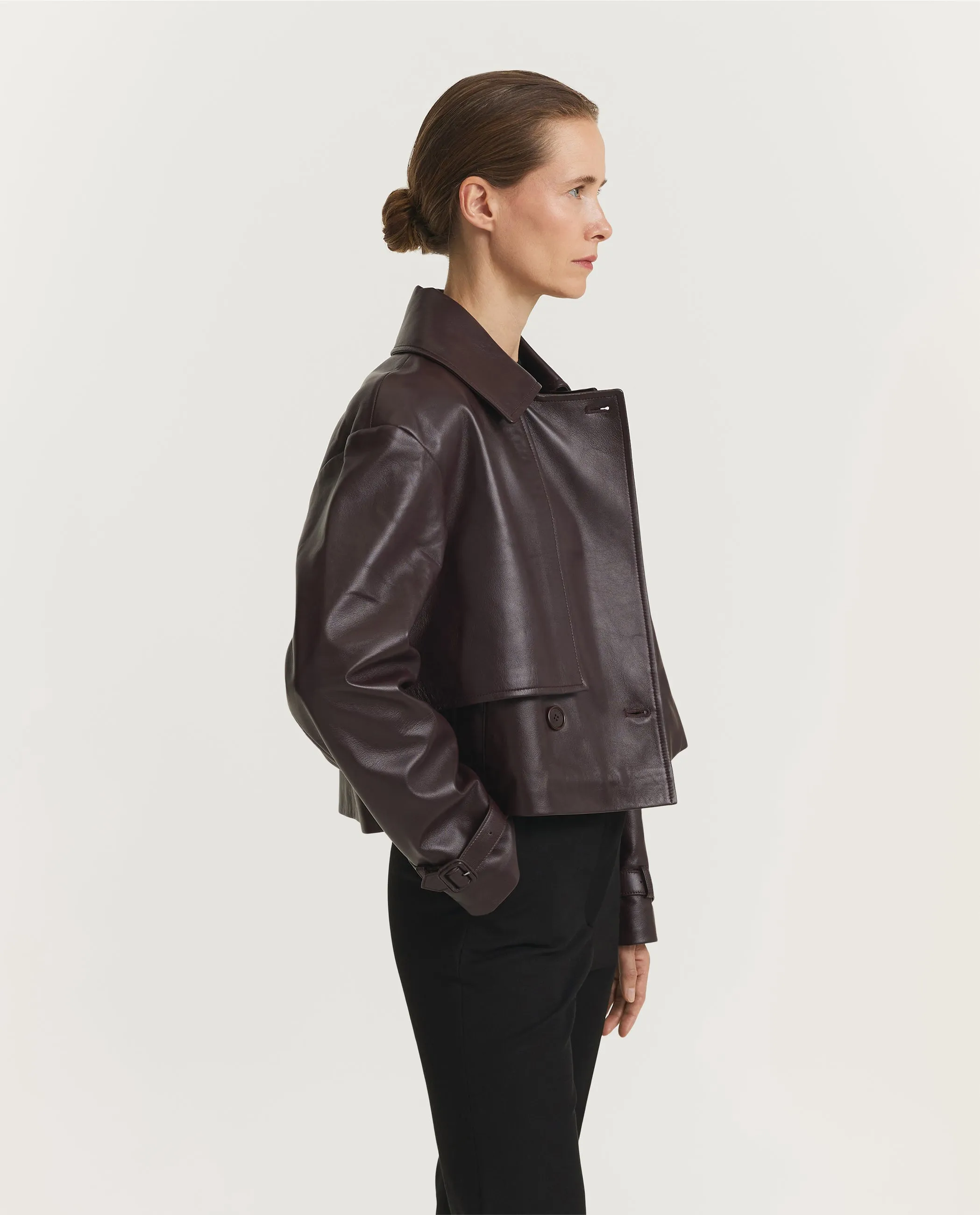 Blaise Leren Jack - Paars sold by Pauw Amsterdam product image thumbnail 4