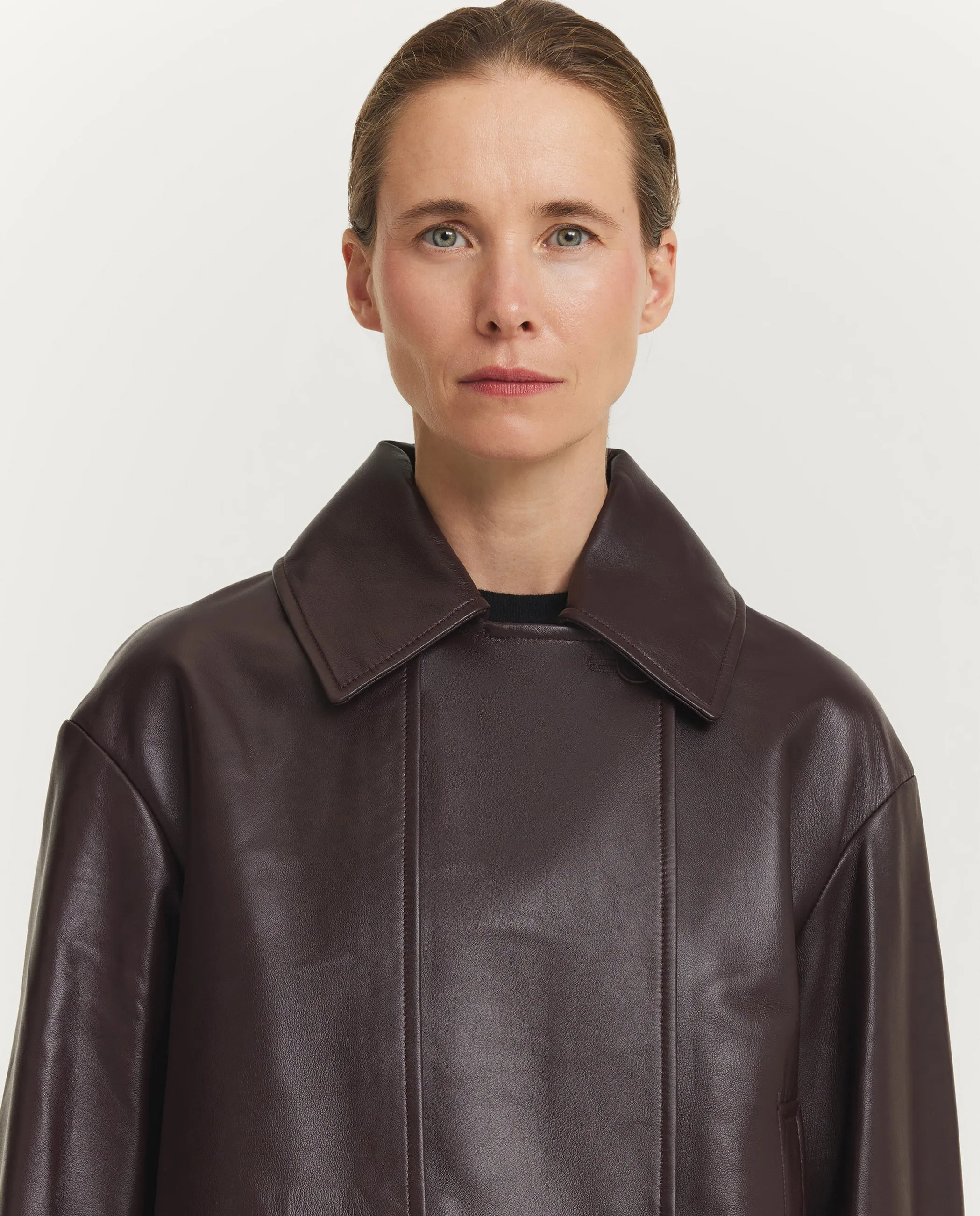 Blaise Leren Jack - Paars sold by Pauw Amsterdam product image thumbnail 2