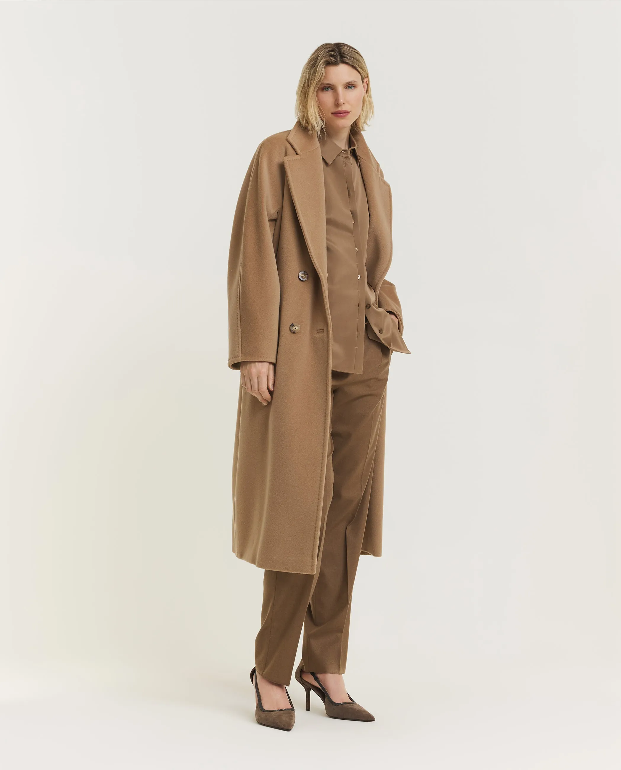 Madame Camel Coat - Lichtbruin sold by Pauw Amsterdam product image thumbnail 3