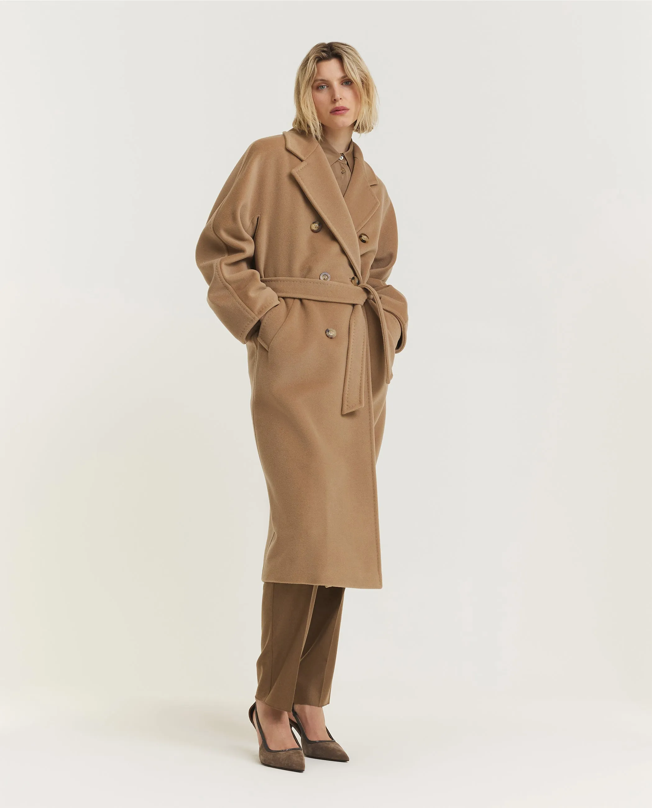 Madame Camel Coat - Lichtbruin sold by Pauw Amsterdam product image thumbnail 4