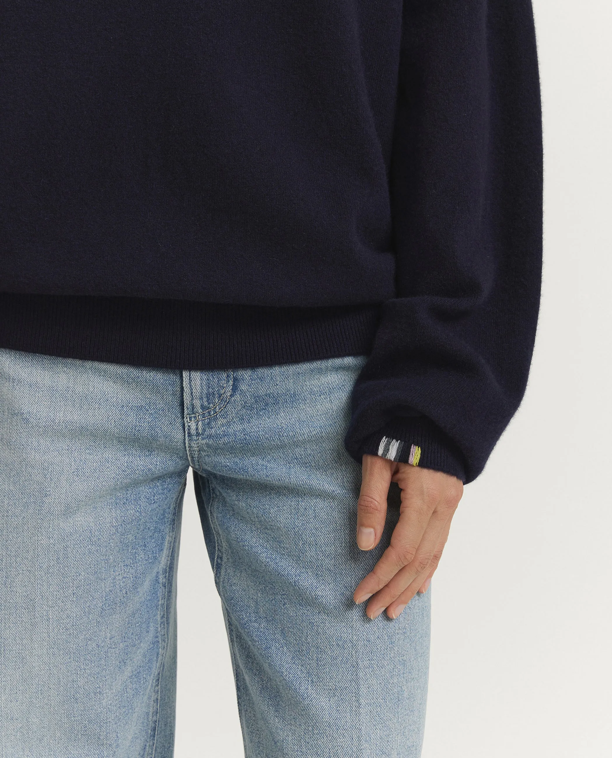 N°355 Tes Trui - Donkerblauw sold by Pauw Amsterdam product image thumbnail 2