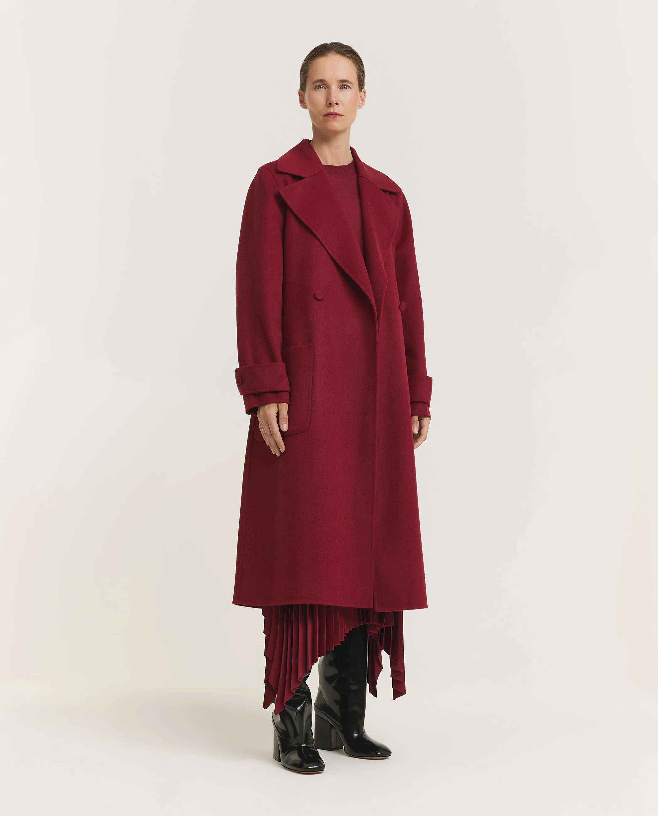 Arline Wol Cashmere Overjas - Rood sold by Pauw Amsterdam product image thumbnail 4