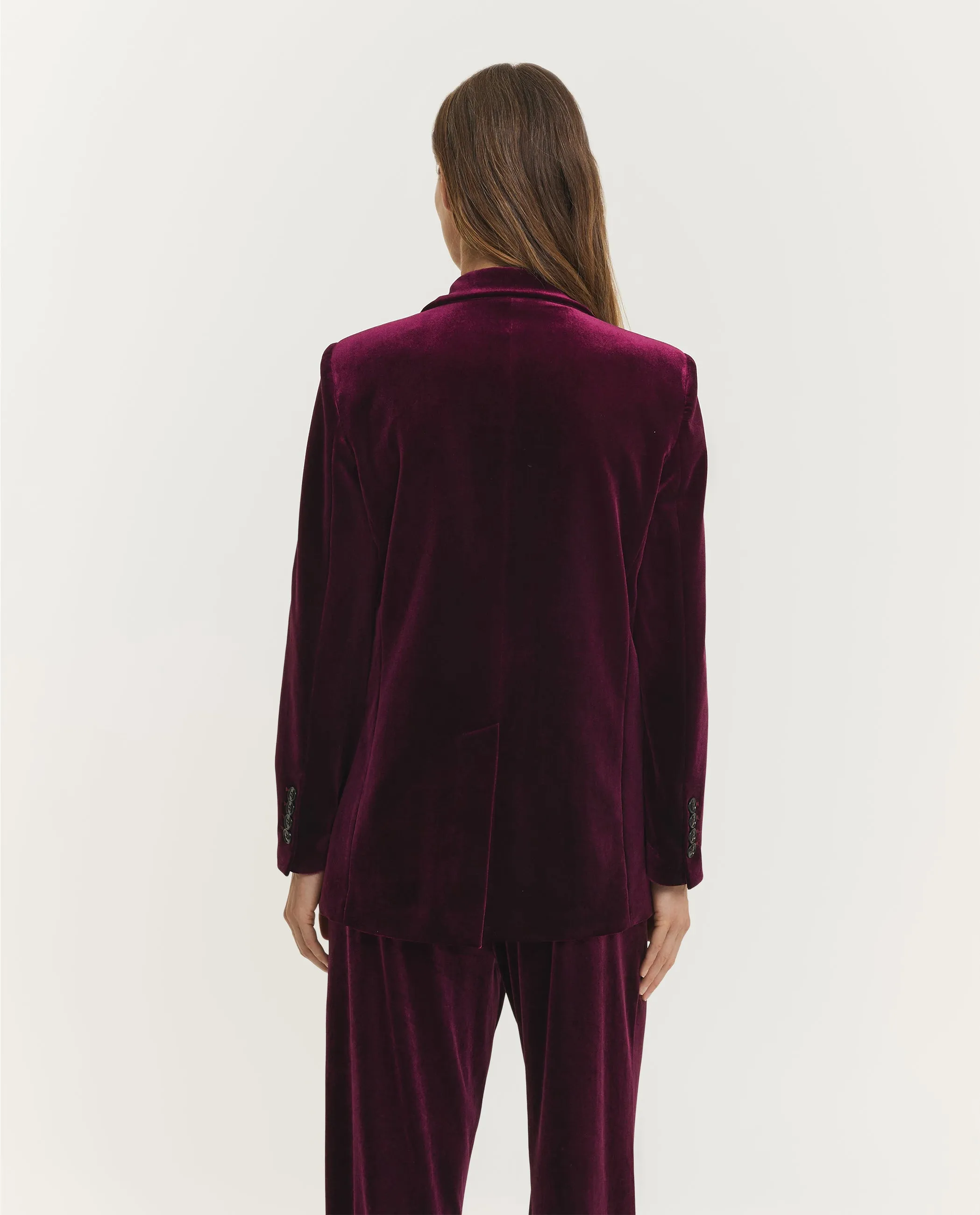 Fluwelen Double-Breasted Jasje - Rood sold by Pauw Amsterdam product image thumbnail 5