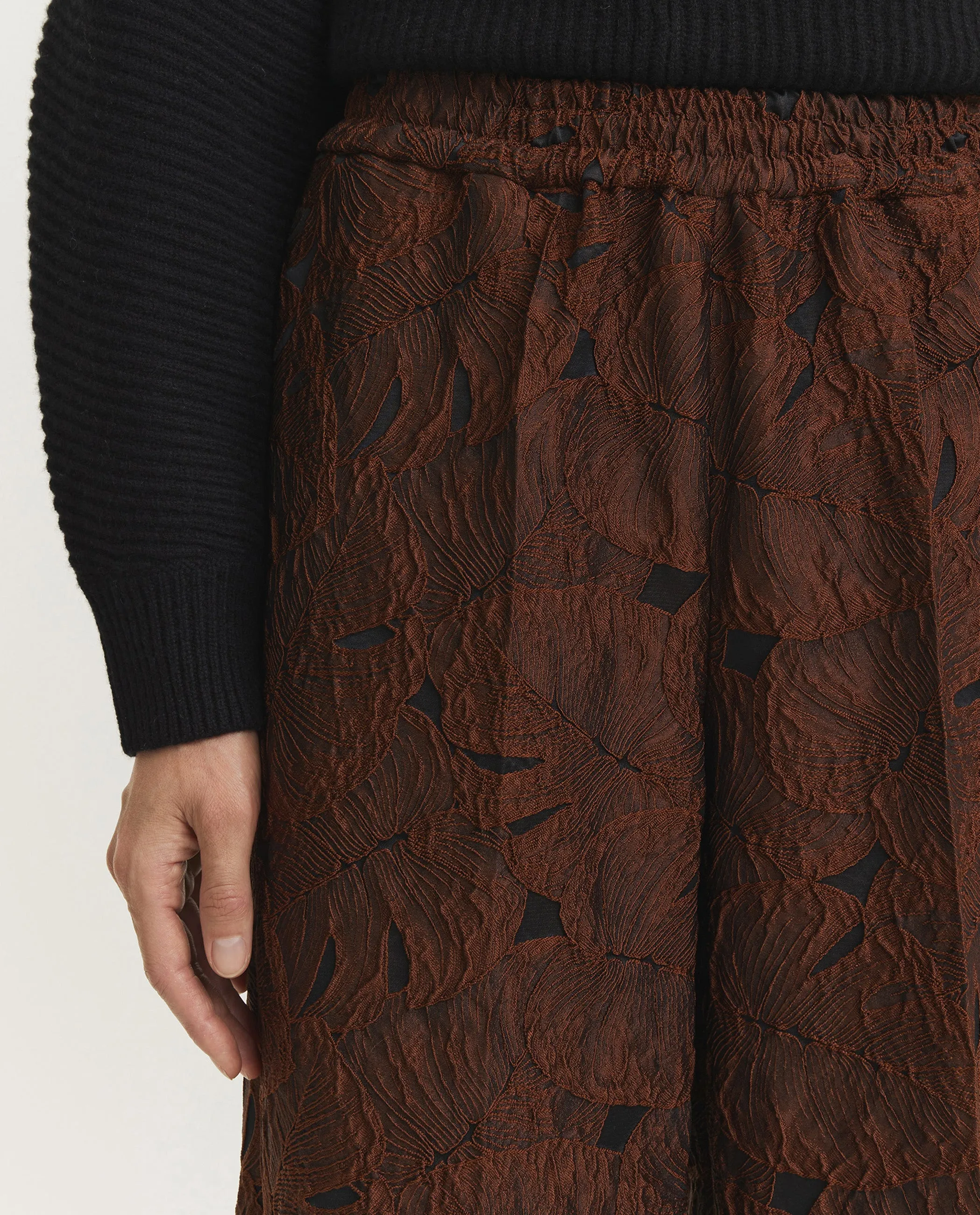 Wijde Patroon Pantalon - Bruin sold by Pauw Amsterdam product image thumbnail 5