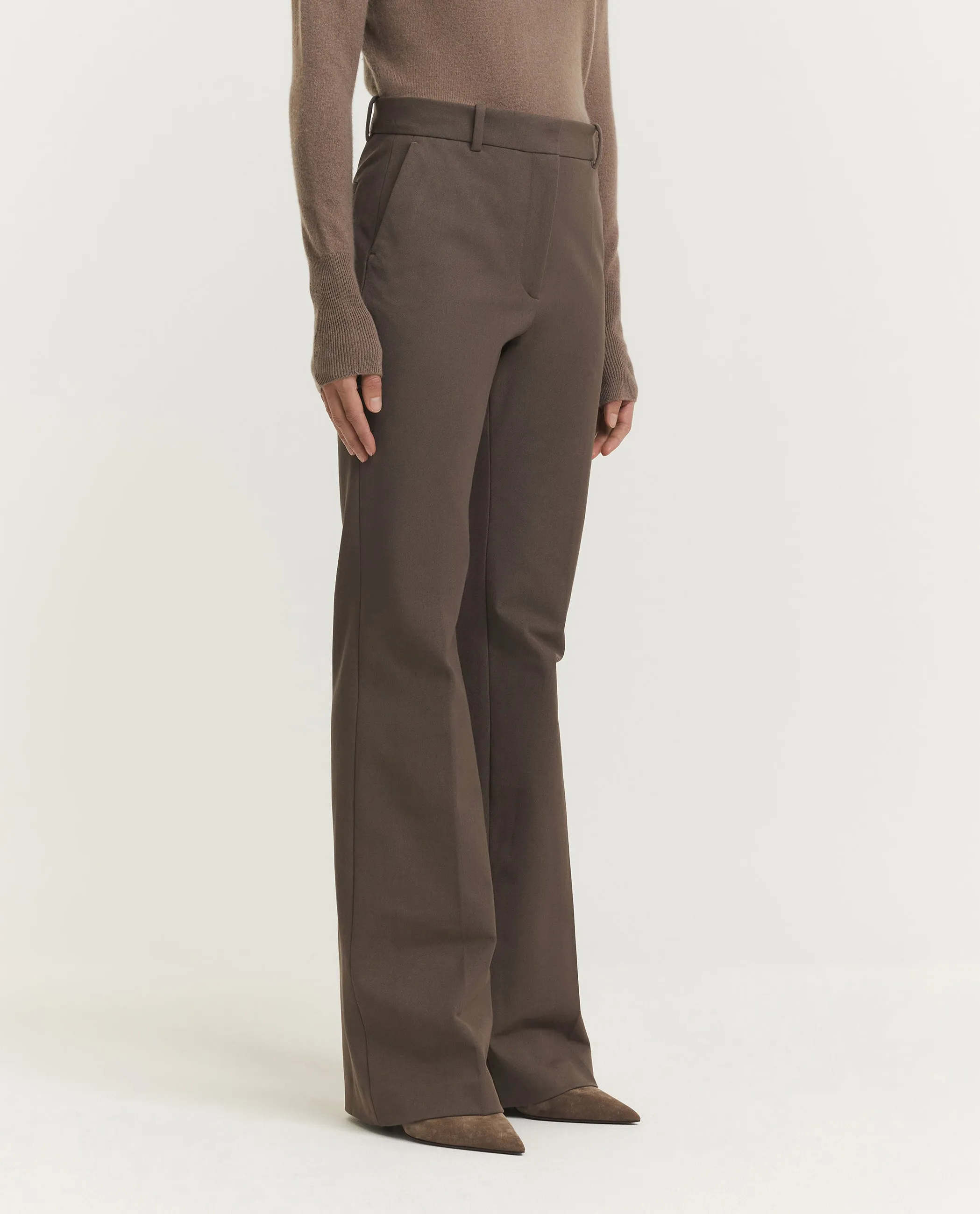 Flare Broek - Bruin sold by Pauw Amsterdam product image thumbnail 3
