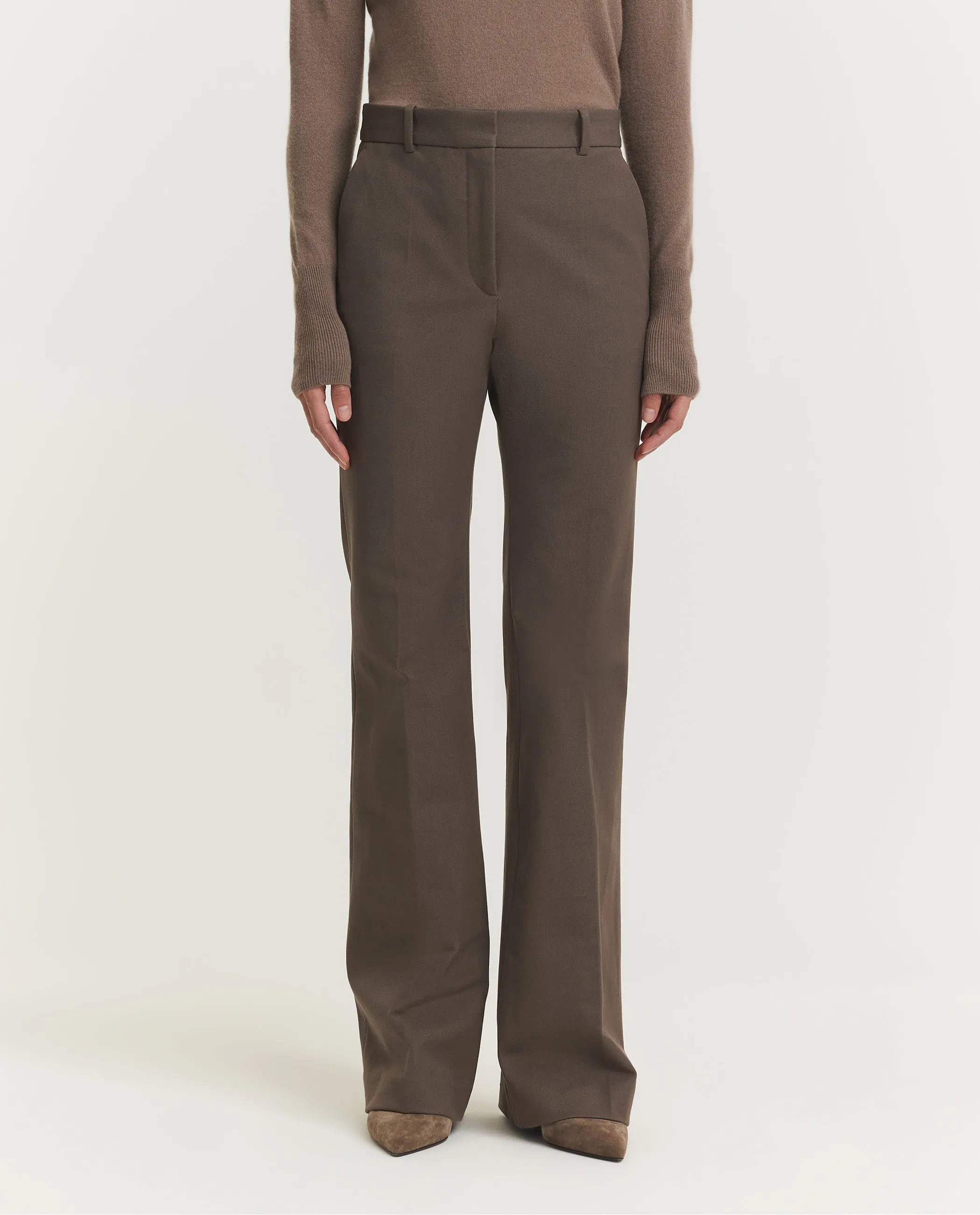 Flare Broek - Bruin sold by Pauw Amsterdam product image thumbnail 2