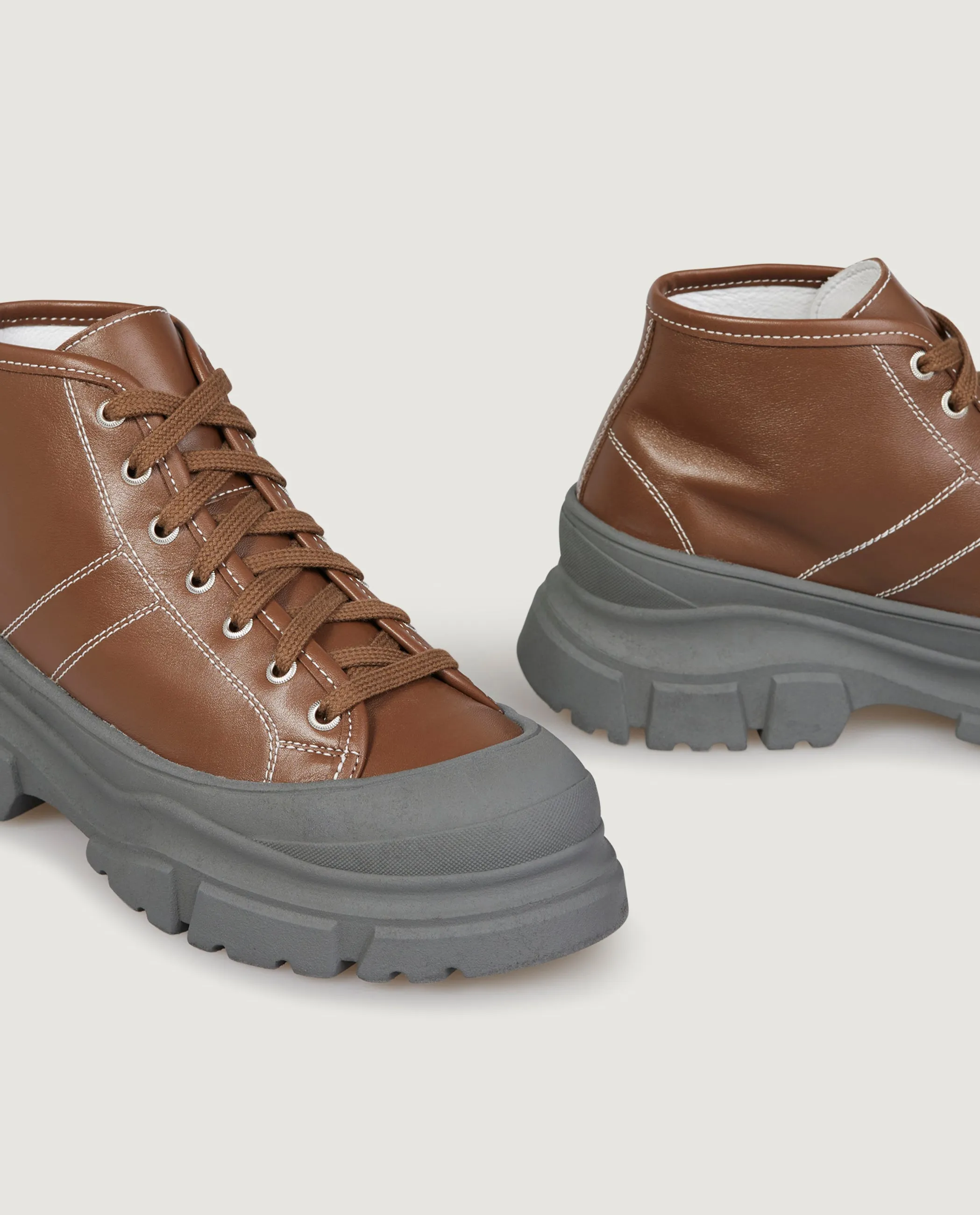 Fairway Lederen Top - Bruin sold by Pauw Amsterdam product image thumbnail 2