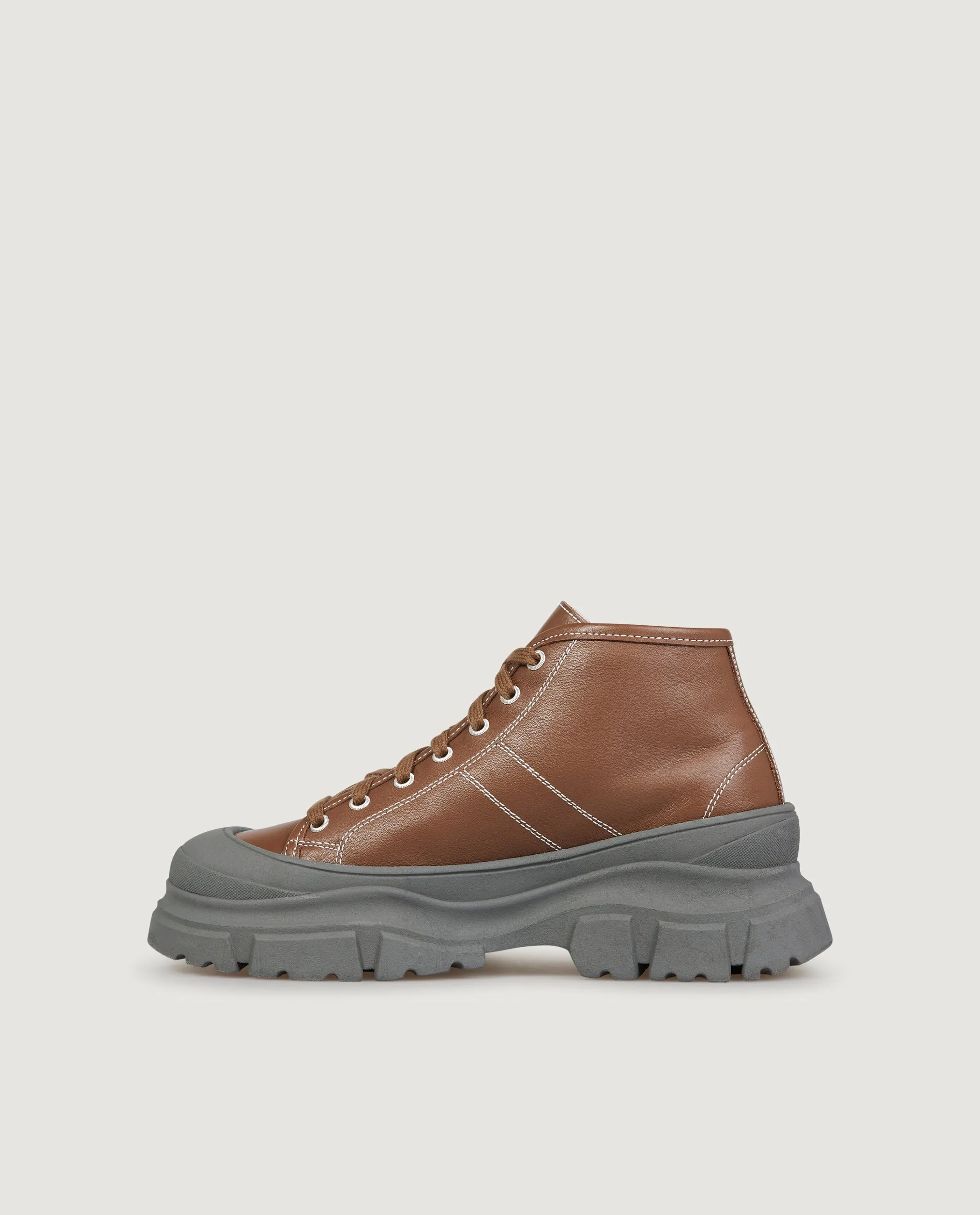 Fairway Lederen Top - Bruin sold by Pauw Amsterdam product image thumbnail 3