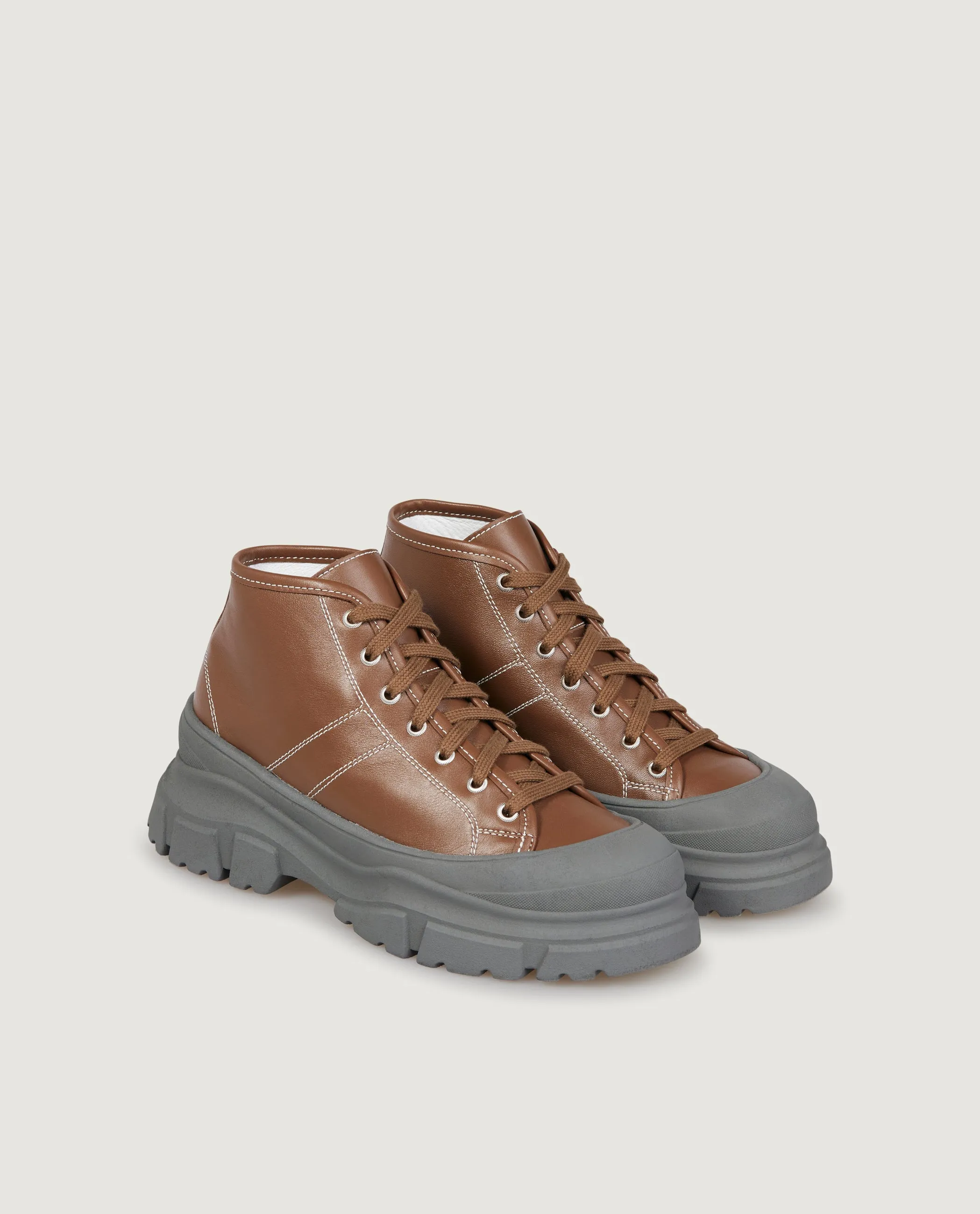 Fairway Lederen Top - Bruin sold by Pauw Amsterdam product image thumbnail 4