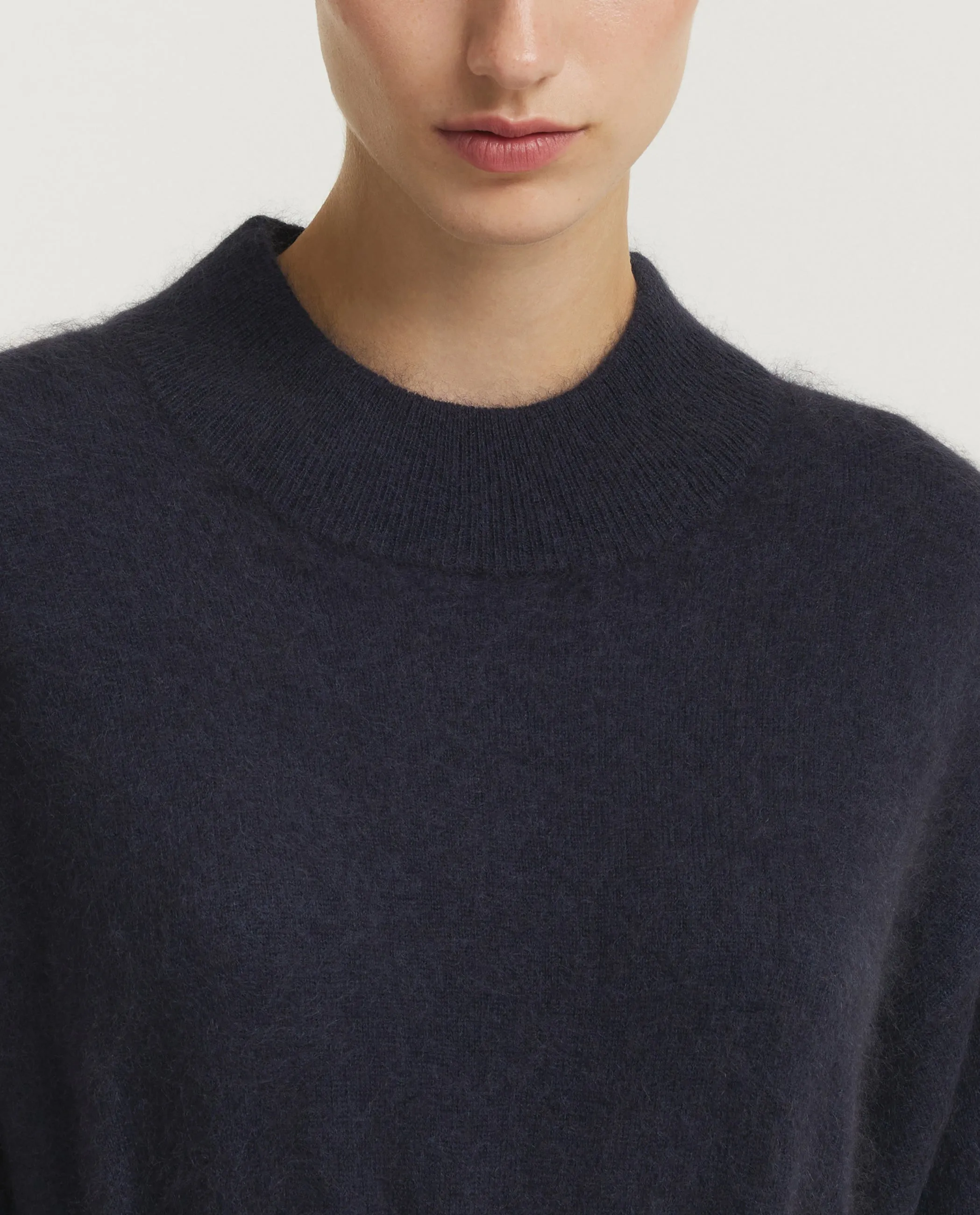 Wol Cashmere Jurk - Donkerblauw sold by Pauw Amsterdam product image thumbnail 2