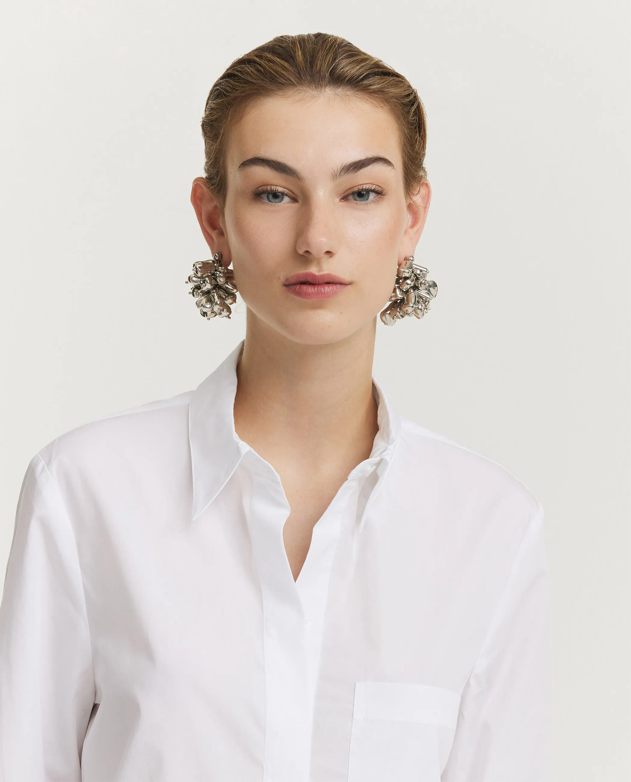 Katoenen Boyfriend Shirt - Wit sold by Pauw Amsterdam product image thumbnail 2