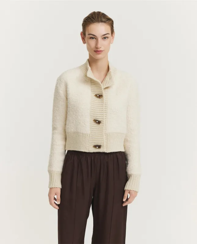 Gebreid Oxa Vest - Ecru sold by Pauw Amsterdam