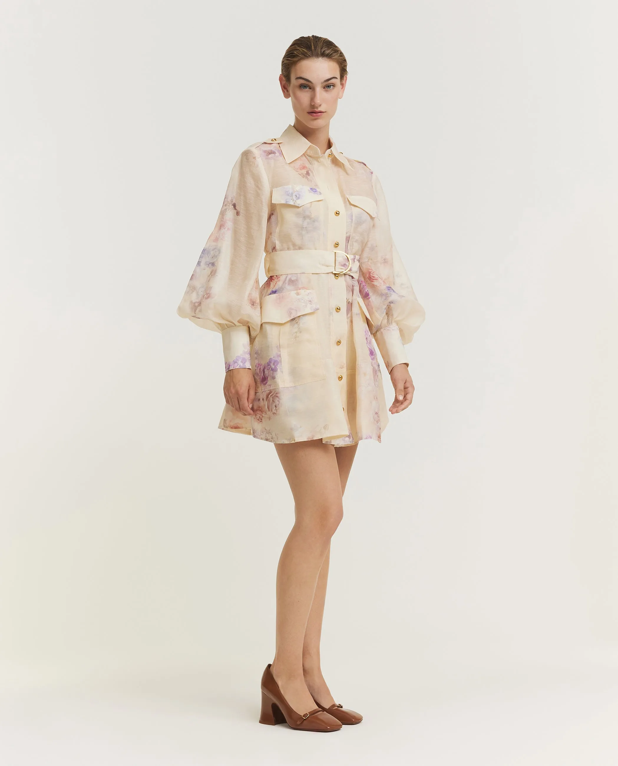 Hypnotic Utility Mini Jurk - Ecru sold by Pauw Amsterdam product image thumbnail 3