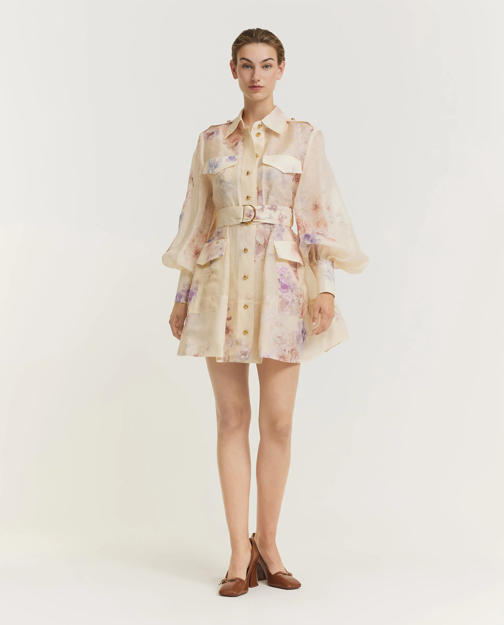 Hypnotic Utility Mini Jurk - Ecru sold by Pauw Amsterdam