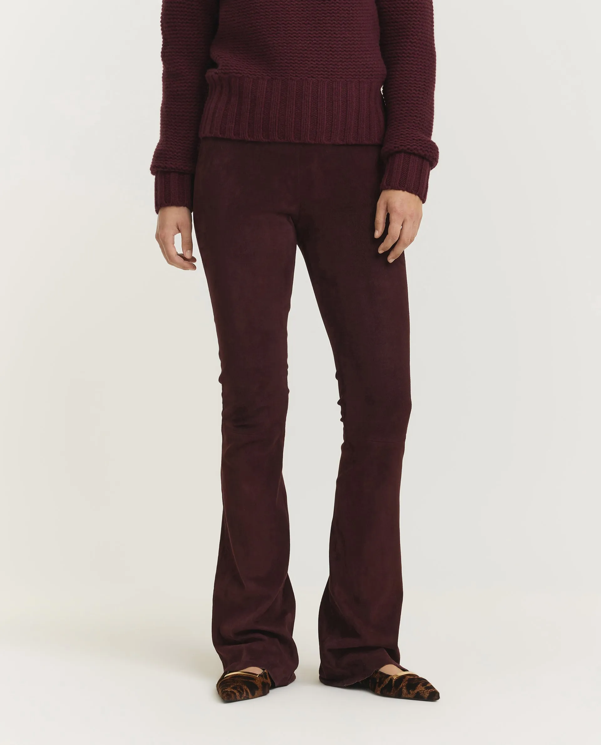 Suède Flare Broek - Paars sold by Pauw Amsterdam product image thumbnail 2