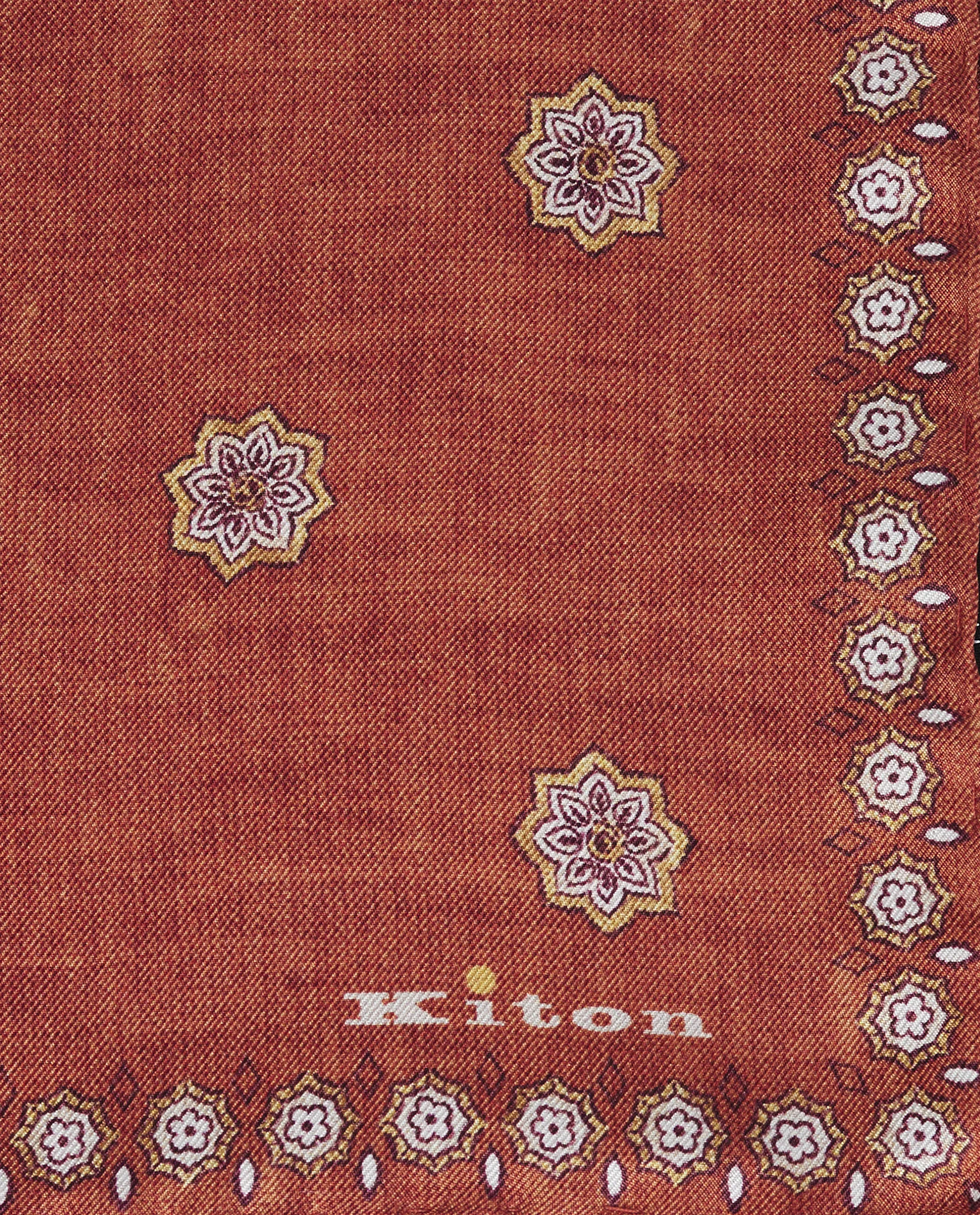 Geprinte Zijden Pochet - Oranje sold by Pauw Amsterdam product image thumbnail 3