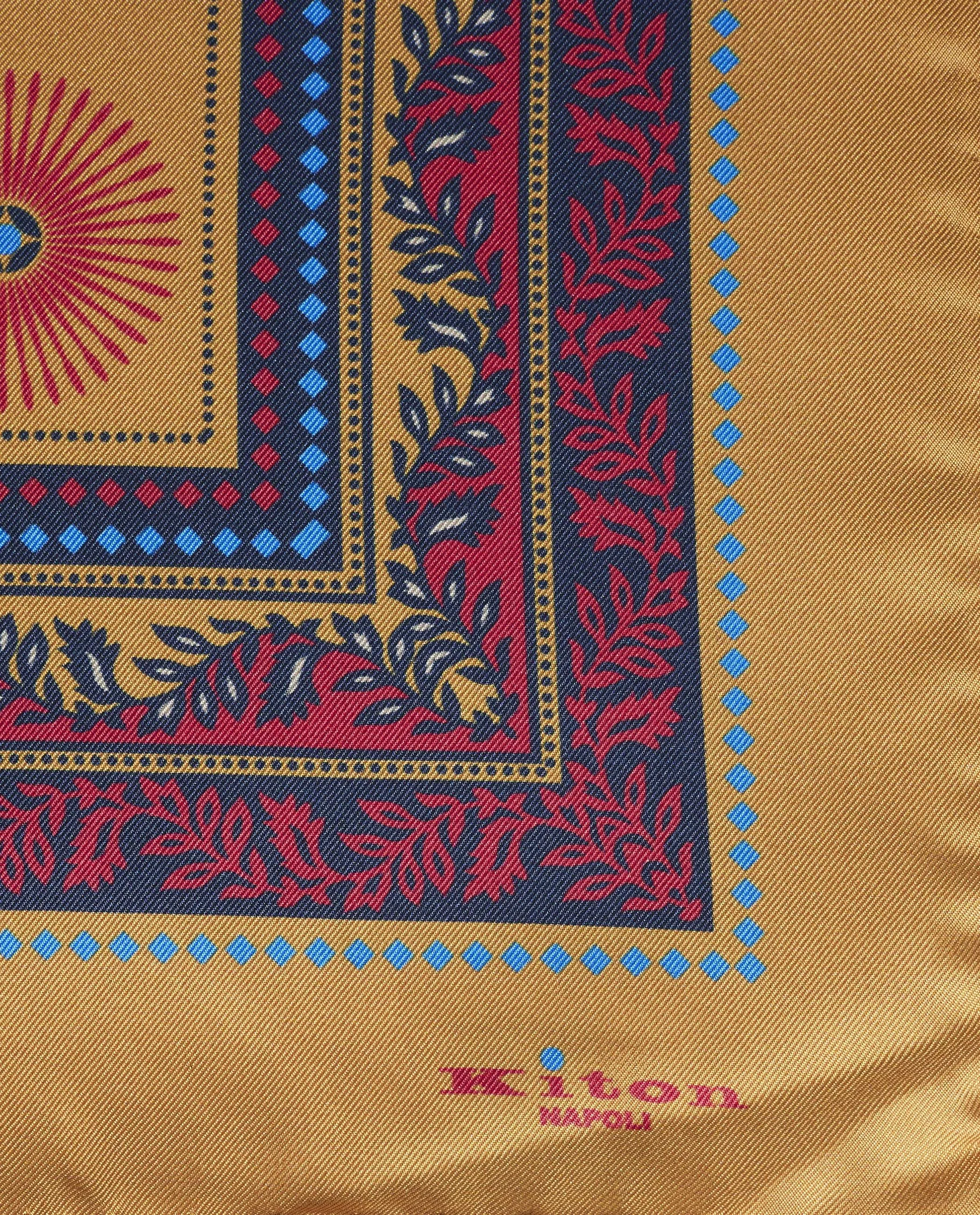 Geprinte Zijden Pochet - Geel sold by Pauw Amsterdam product image thumbnail 3