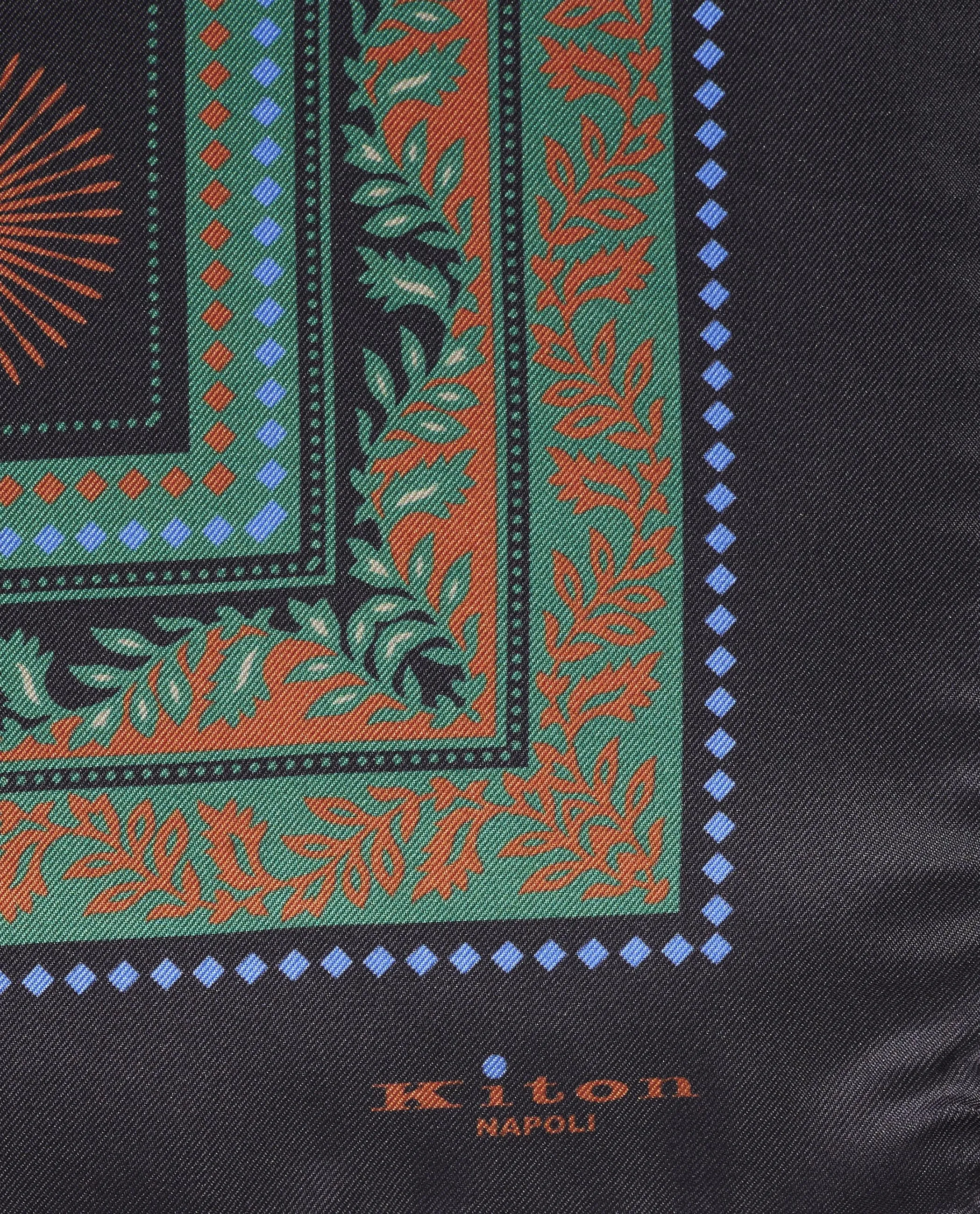 Geprinte Zijden Pochet - Zwart sold by Pauw Amsterdam product image thumbnail 3