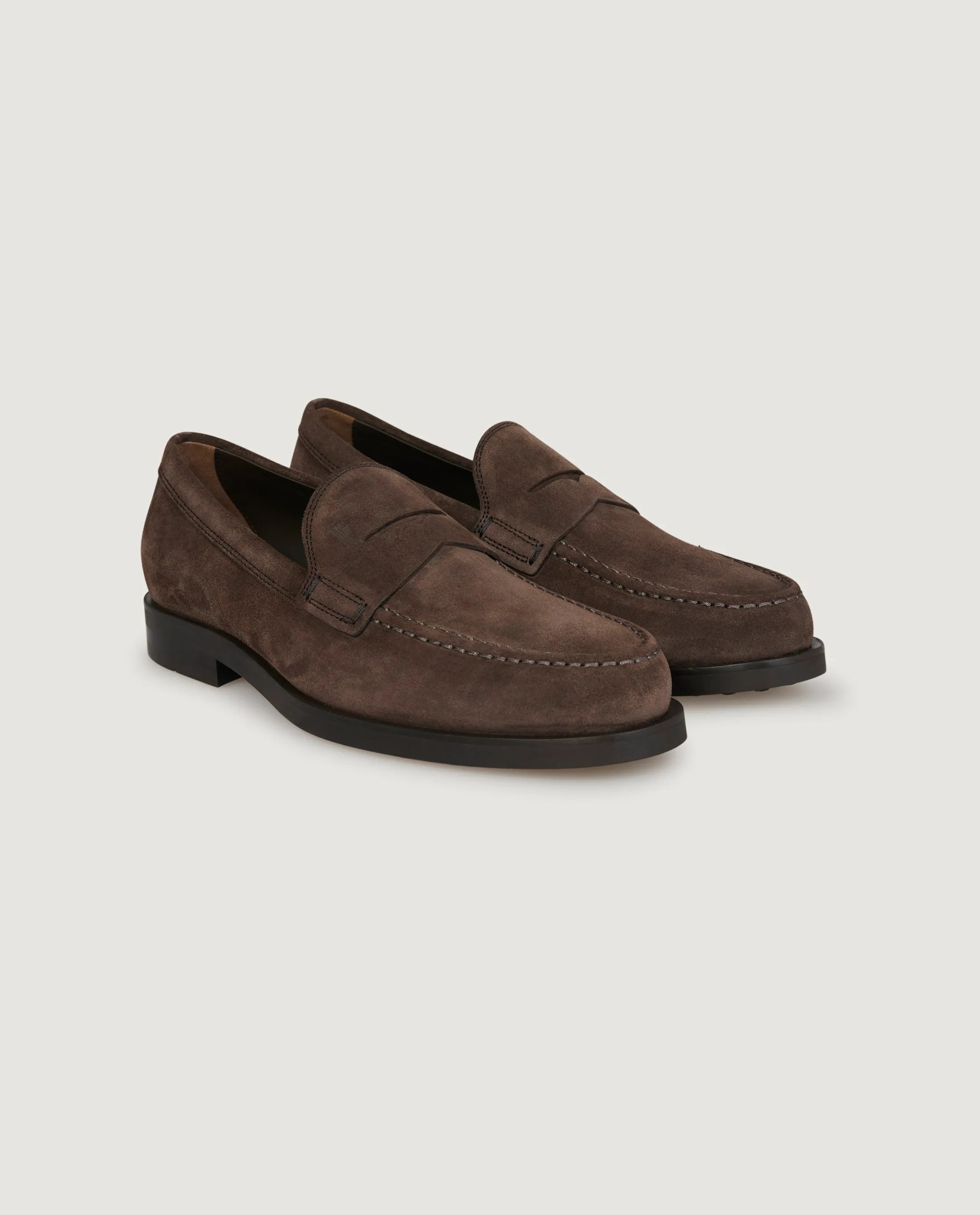 Suede Penny Loafers - Bruin sold by Pauw Amsterdam product image thumbnail 3