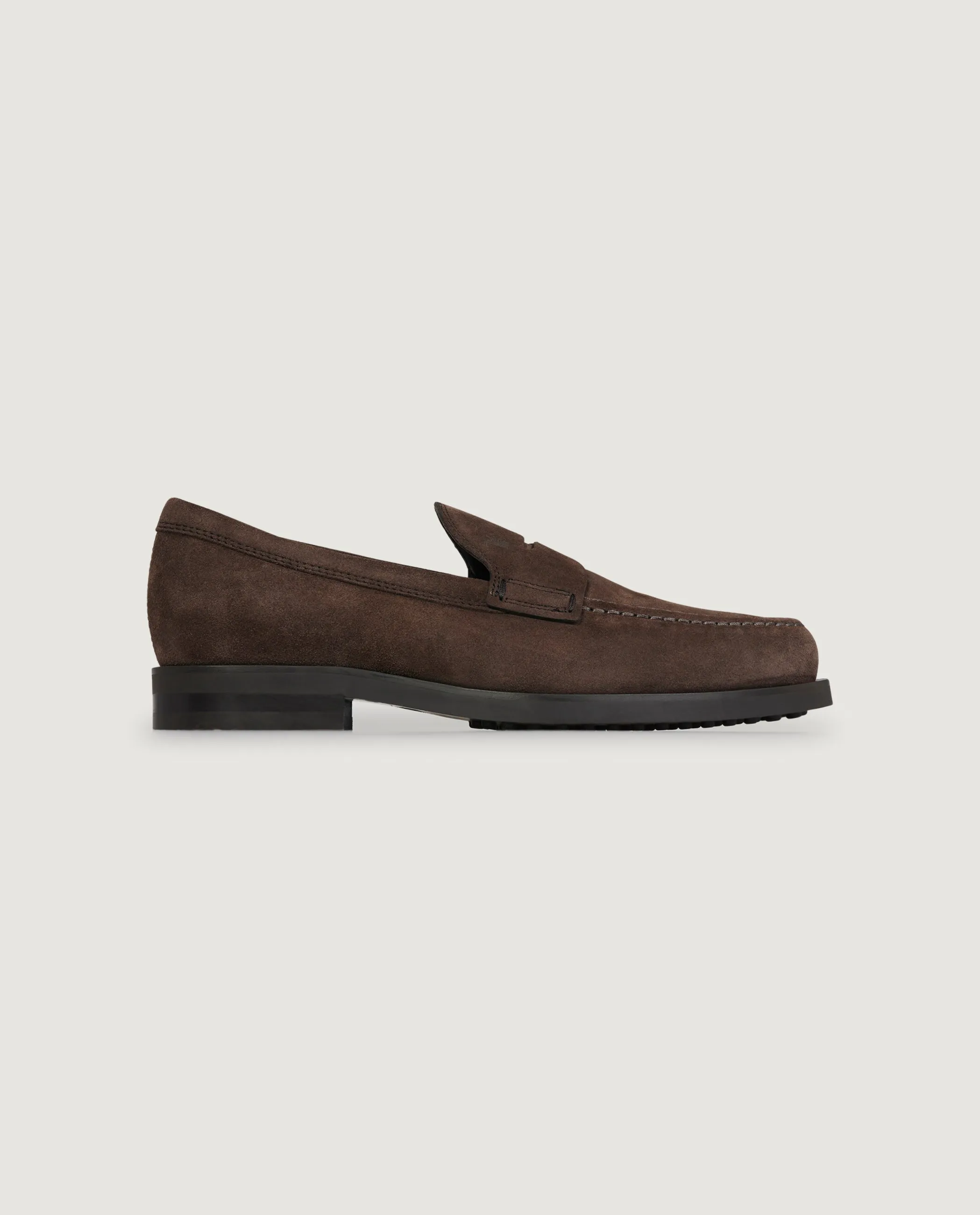Suede Penny Loafers - Bruin sold by Pauw Amsterdam