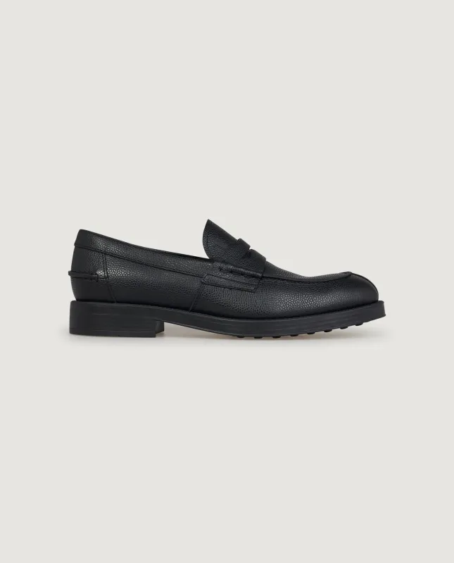 Generfd Leren Penny Loafer - Zwart sold by Pauw Amsterdam