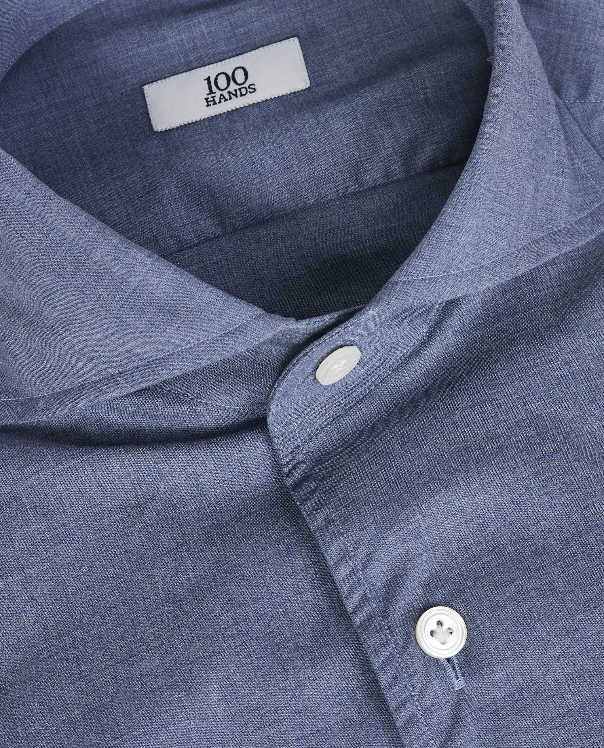 Katoenen Multitone Shirt - Blauw sold by Pauw Amsterdam product image thumbnail 2