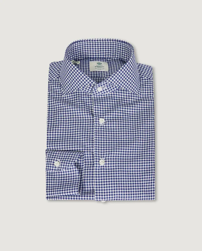 Geruit Katoenen Shirt - Blauw sold by Pauw Amsterdam