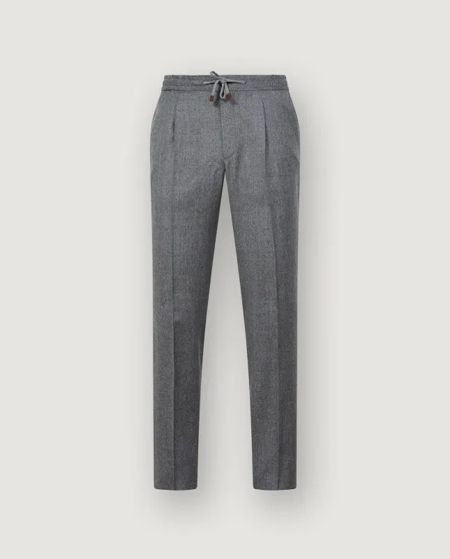 Wol Flannel Broek - Grijs sold by Pauw Amsterdam