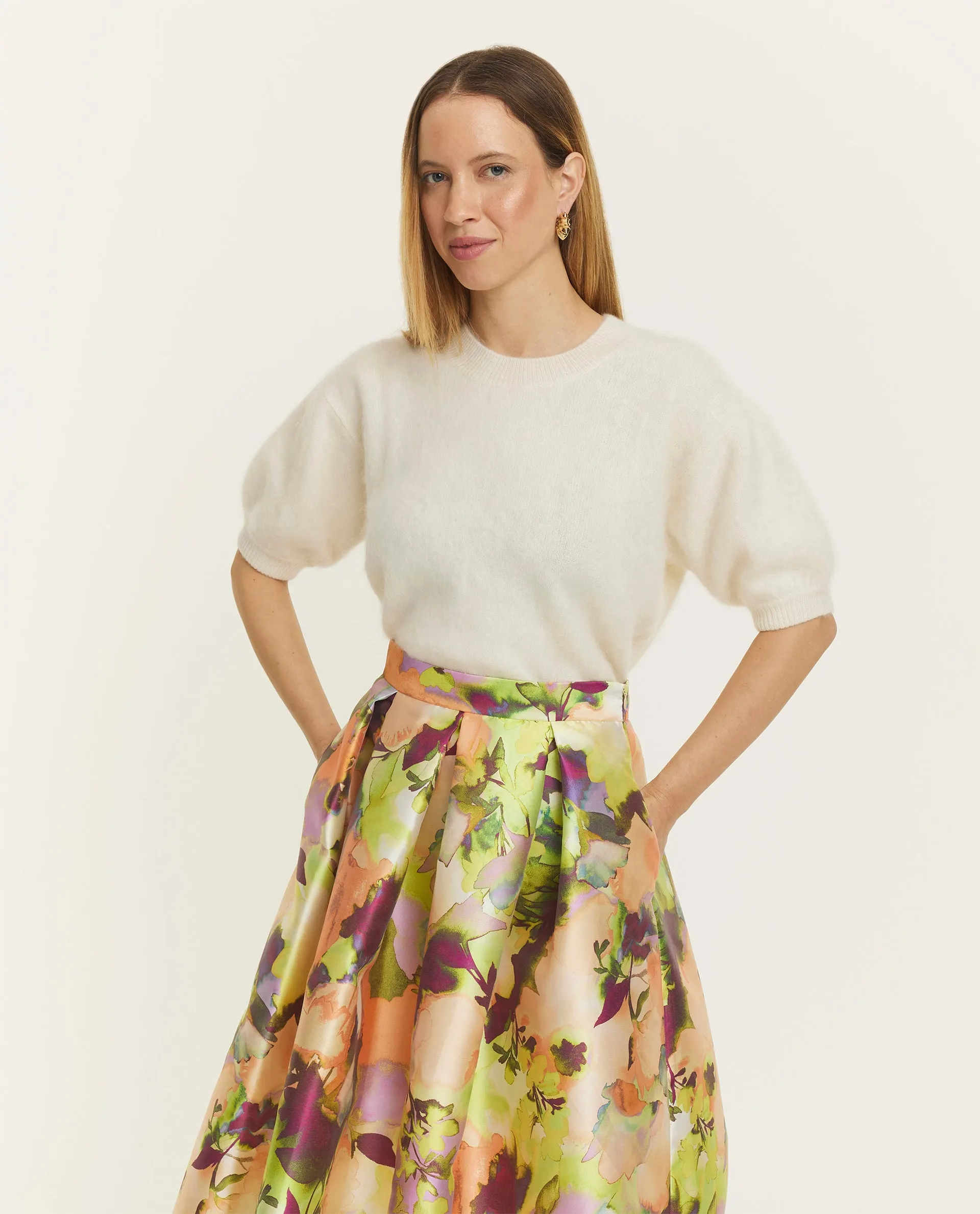 Juniper Korte Mouwen Trui - Ecru sold by Pauw Amsterdam