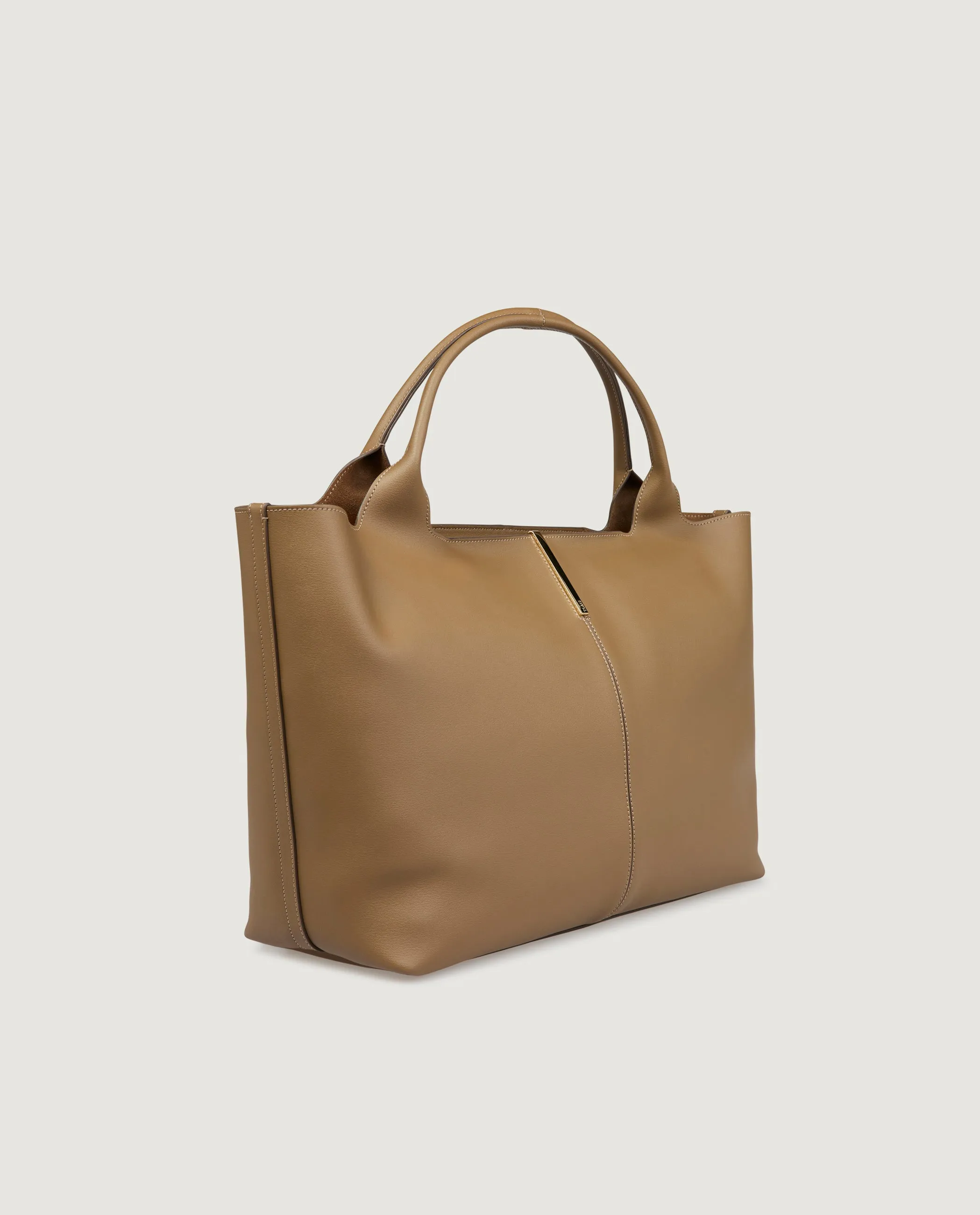 Lederen Shopping Bag - Lichtbruin sold by Pauw Amsterdam product image thumbnail 3