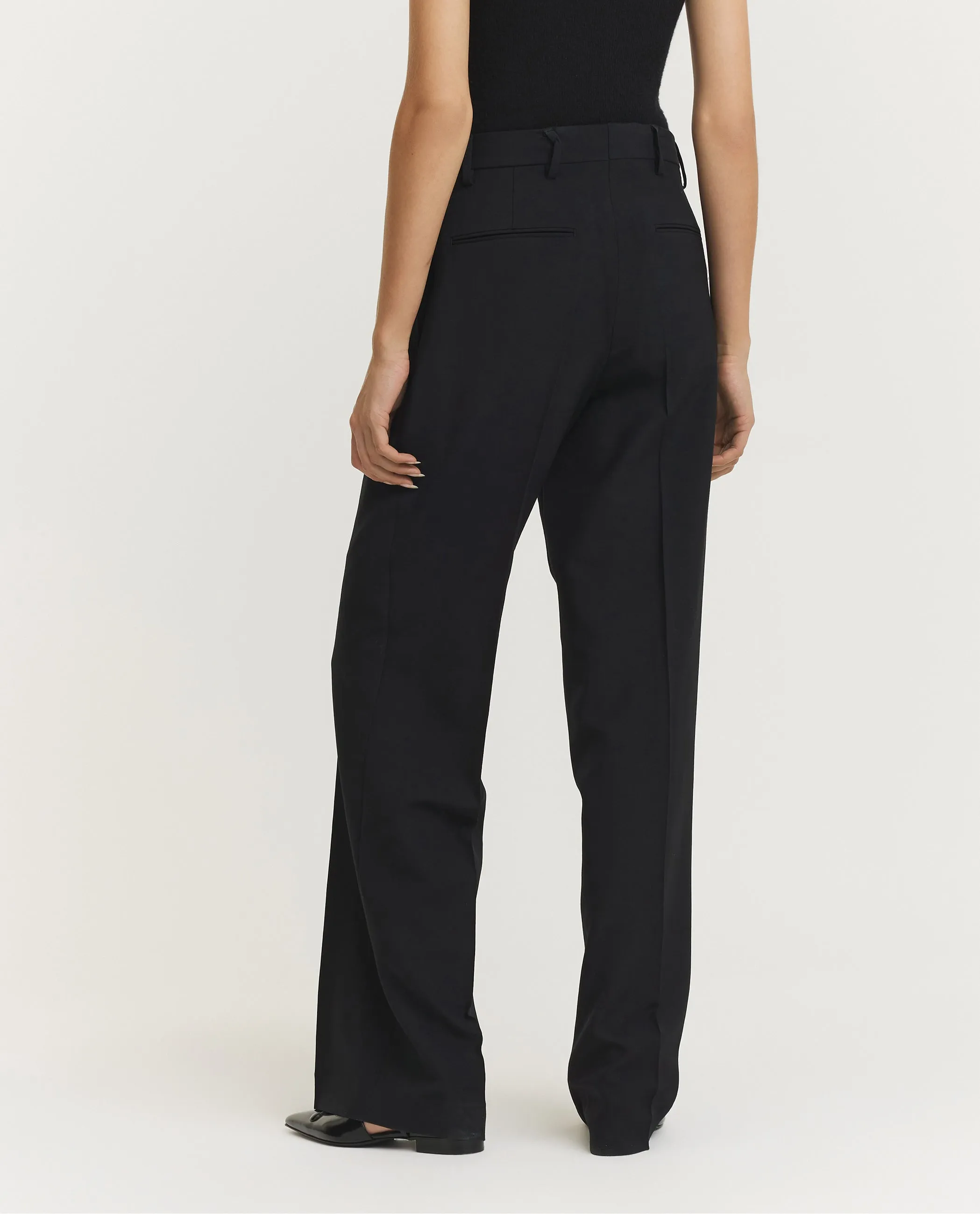 Portias Wol Mohair Pantalon - Zwart sold by Pauw Amsterdam product image thumbnail 4