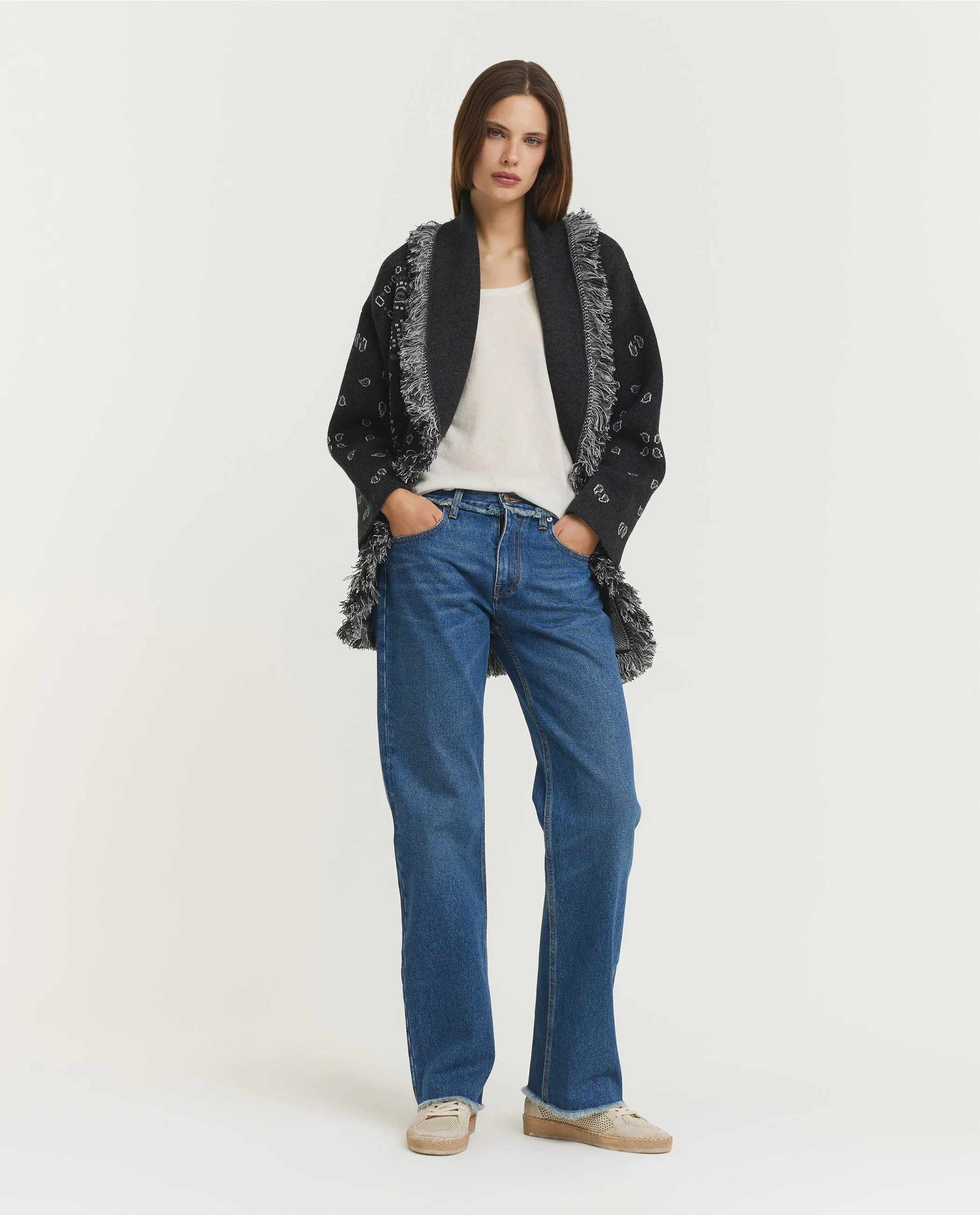 Cashmere Zijden Tank Top - Ecru sold by Pauw Amsterdam product image thumbnail 3