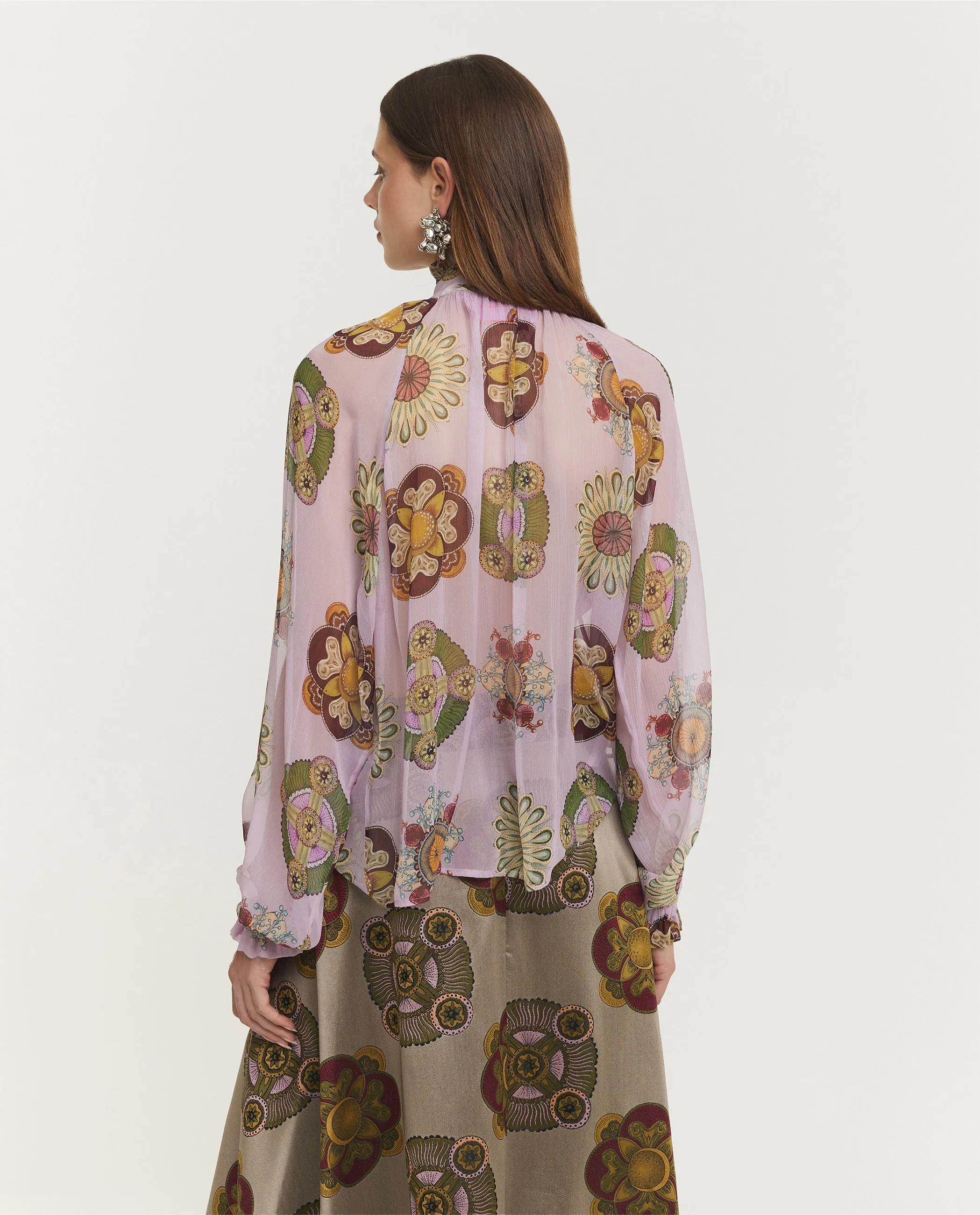 Zijden Cerere Blouse - Roze sold by Pauw Amsterdam product image thumbnail 5