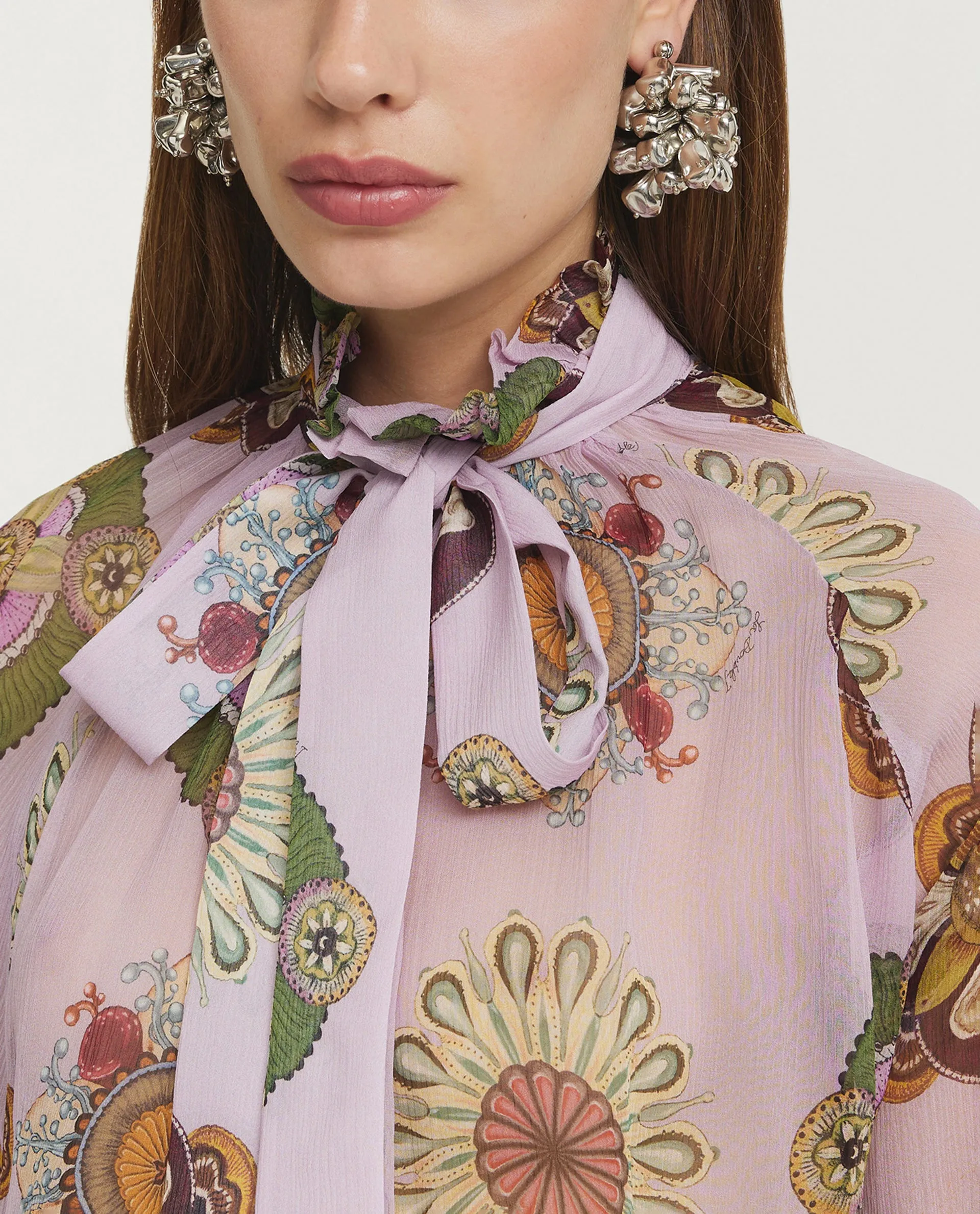 Zijden Cerere Blouse - Roze sold by Pauw Amsterdam product image thumbnail 2