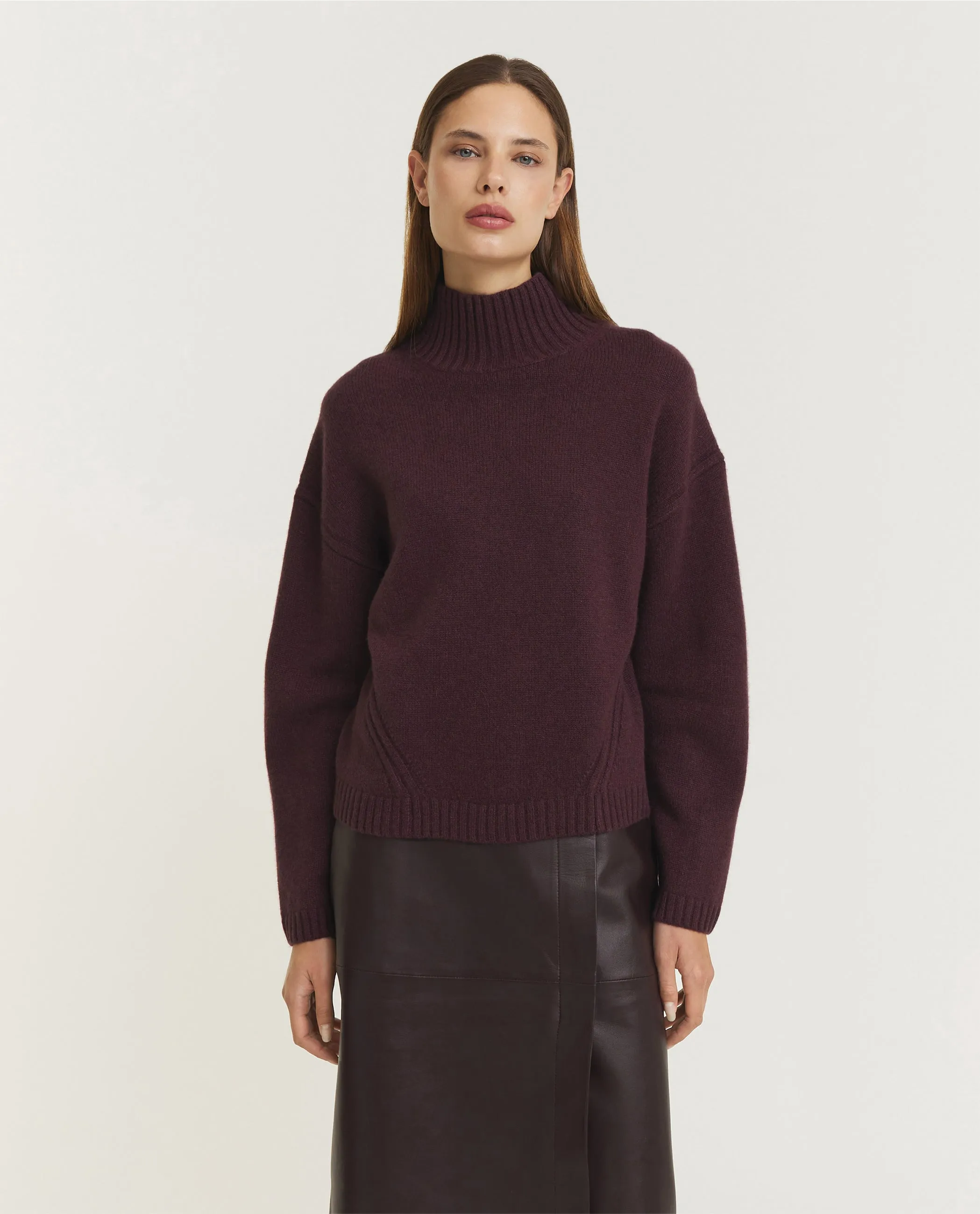 Luxe Cashmere Coltrui - Paars sold by Pauw Amsterdam