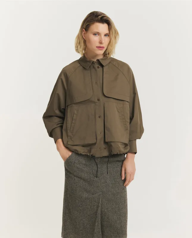 Katoen Tencel Utility Jack - Groen sold by Pauw Amsterdam